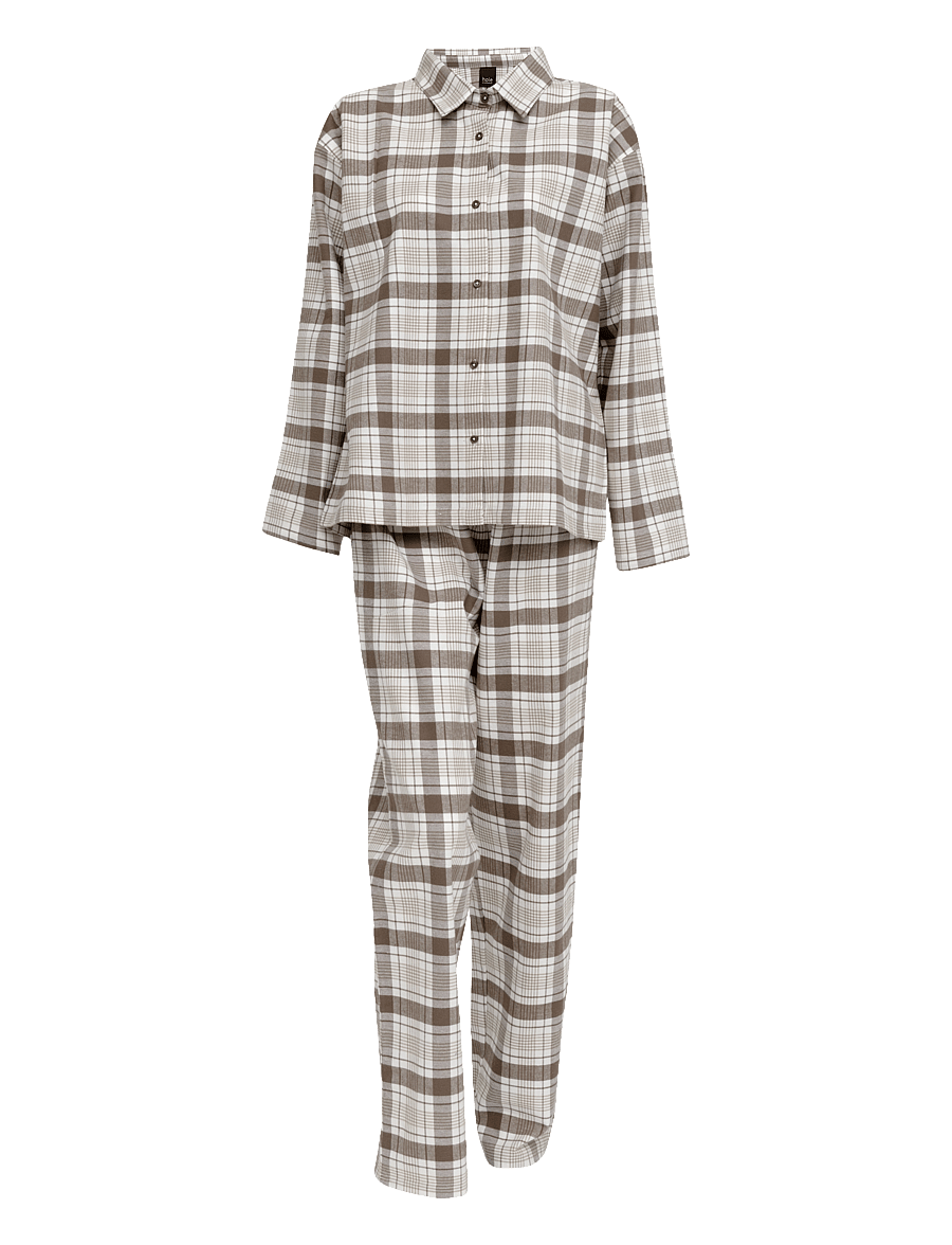 Høie of Scandinavia - Gabriel Pyjamas - nattøj sæt - chocolate brown - 1