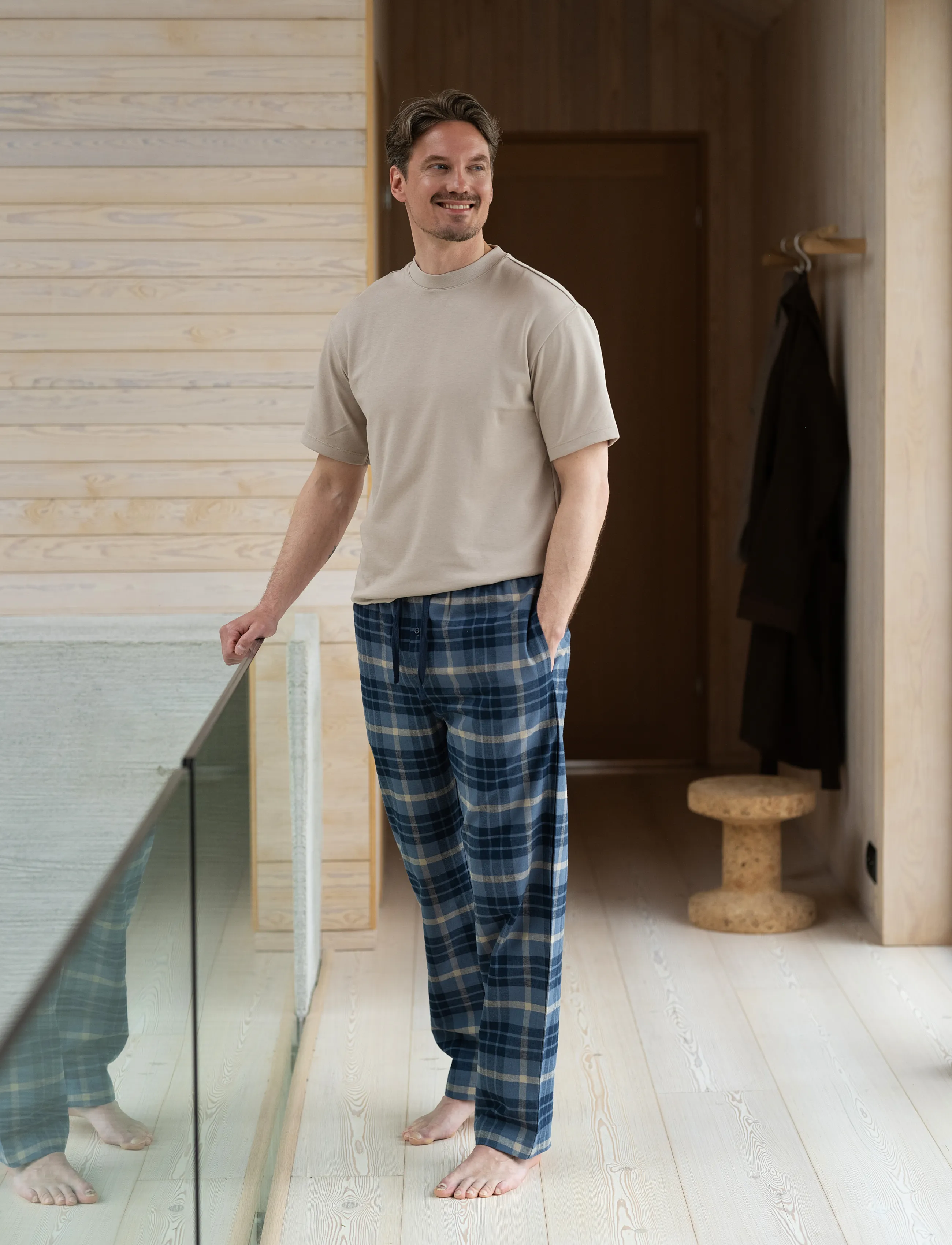 Høie of Scandinavia  - Lukas Pyjamas trousers - pyjamasbyxor - blue - 0