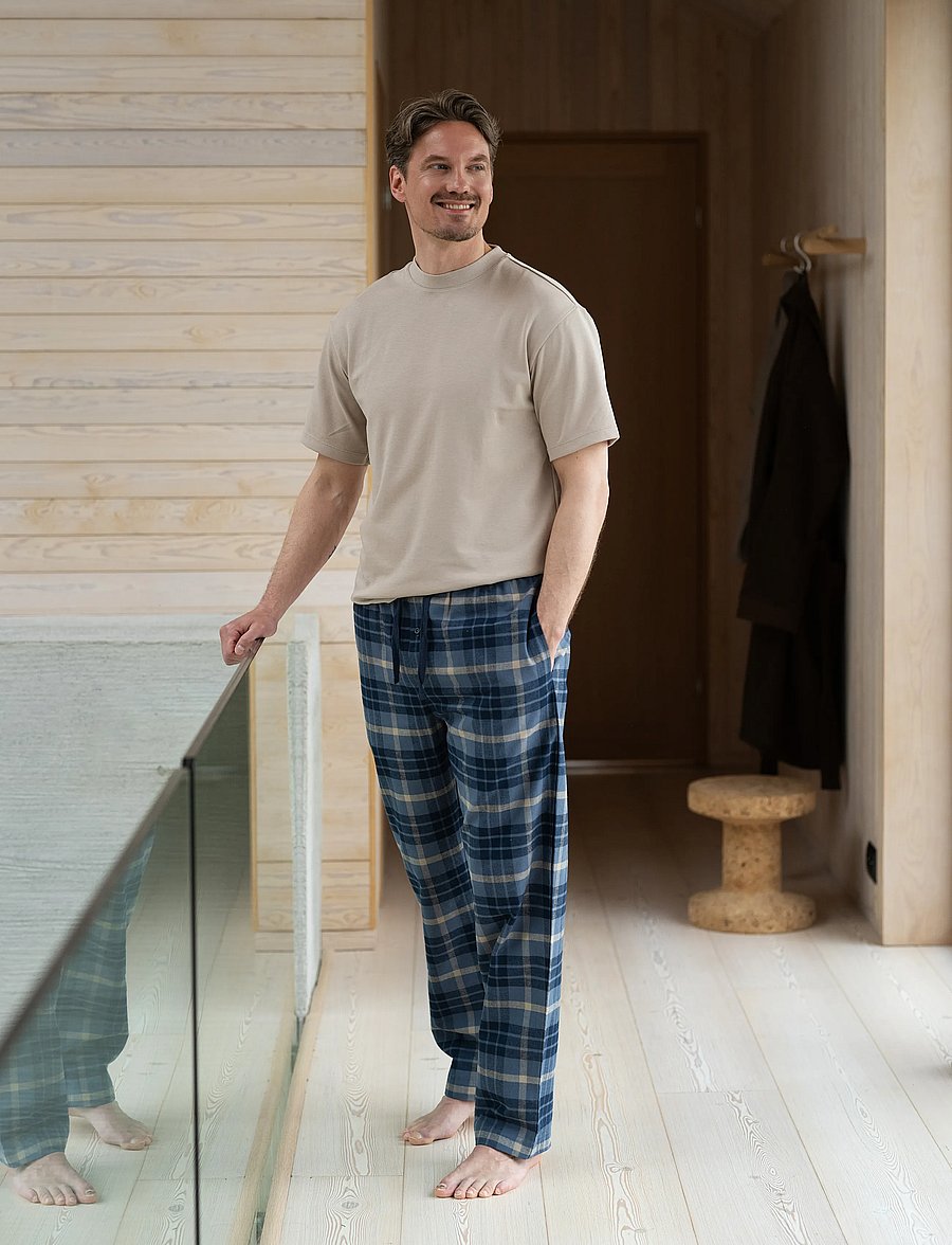 Høie of Scandinavia - Lukas Pyjamas trousers - pyjamasbyxor - blue - 0