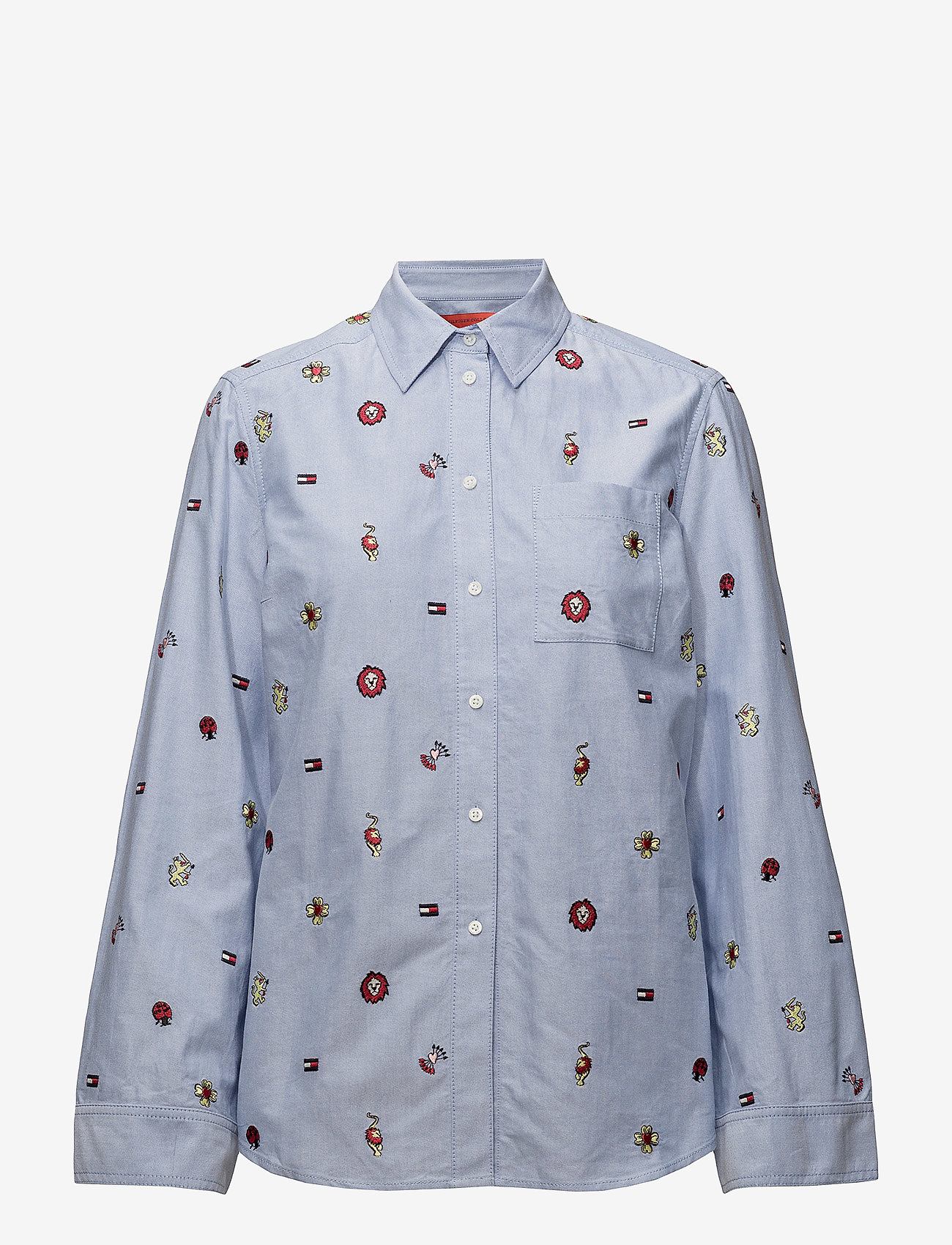 Hilfiger Collection - CRITTER WOVEN OXFORD - oxford blue - 0