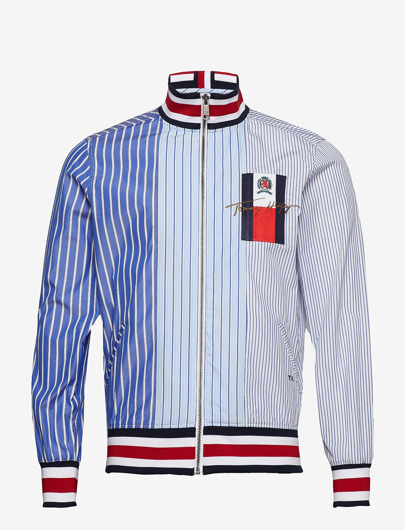 Hilfiger Collection - HCM FLAG BOMBER SHIRT - surf the web / multi - 0
