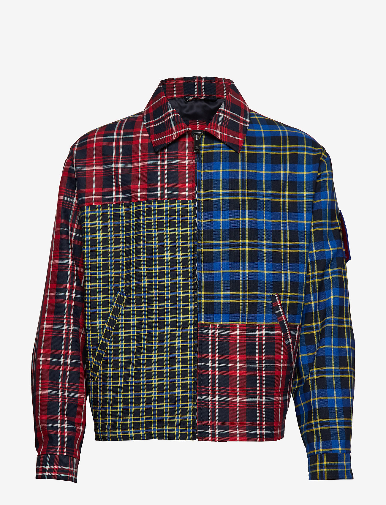 Hilfiger Collection - MULTI CHECK JACKET, - sky captain - 0