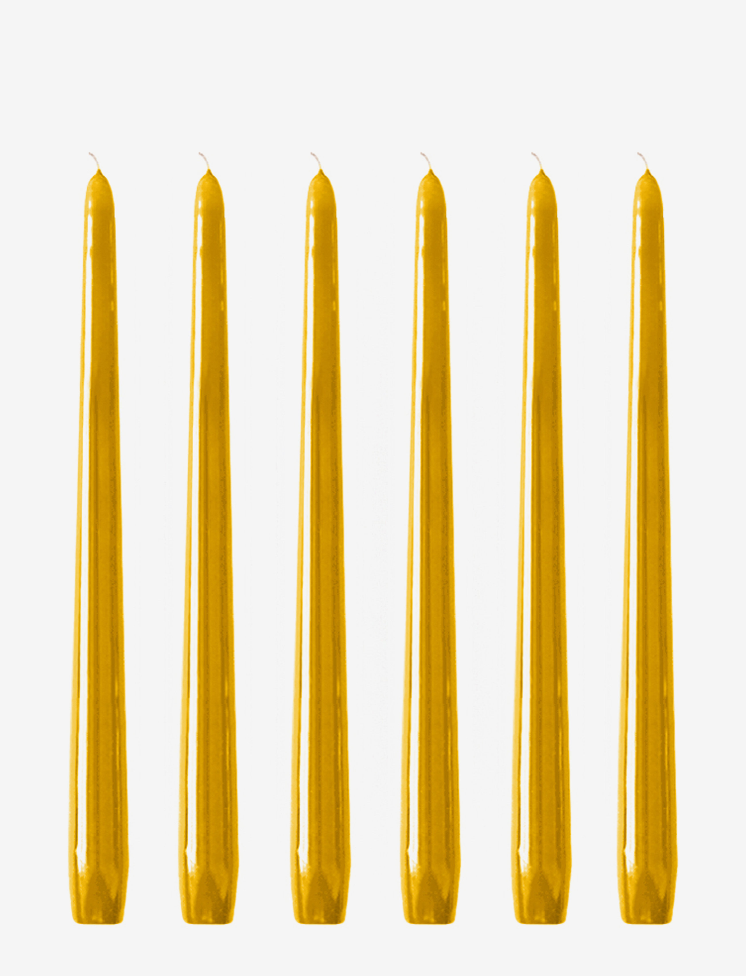 Hilke Collection - Mansion Candles 6pcs - taper candles - mustard - 2