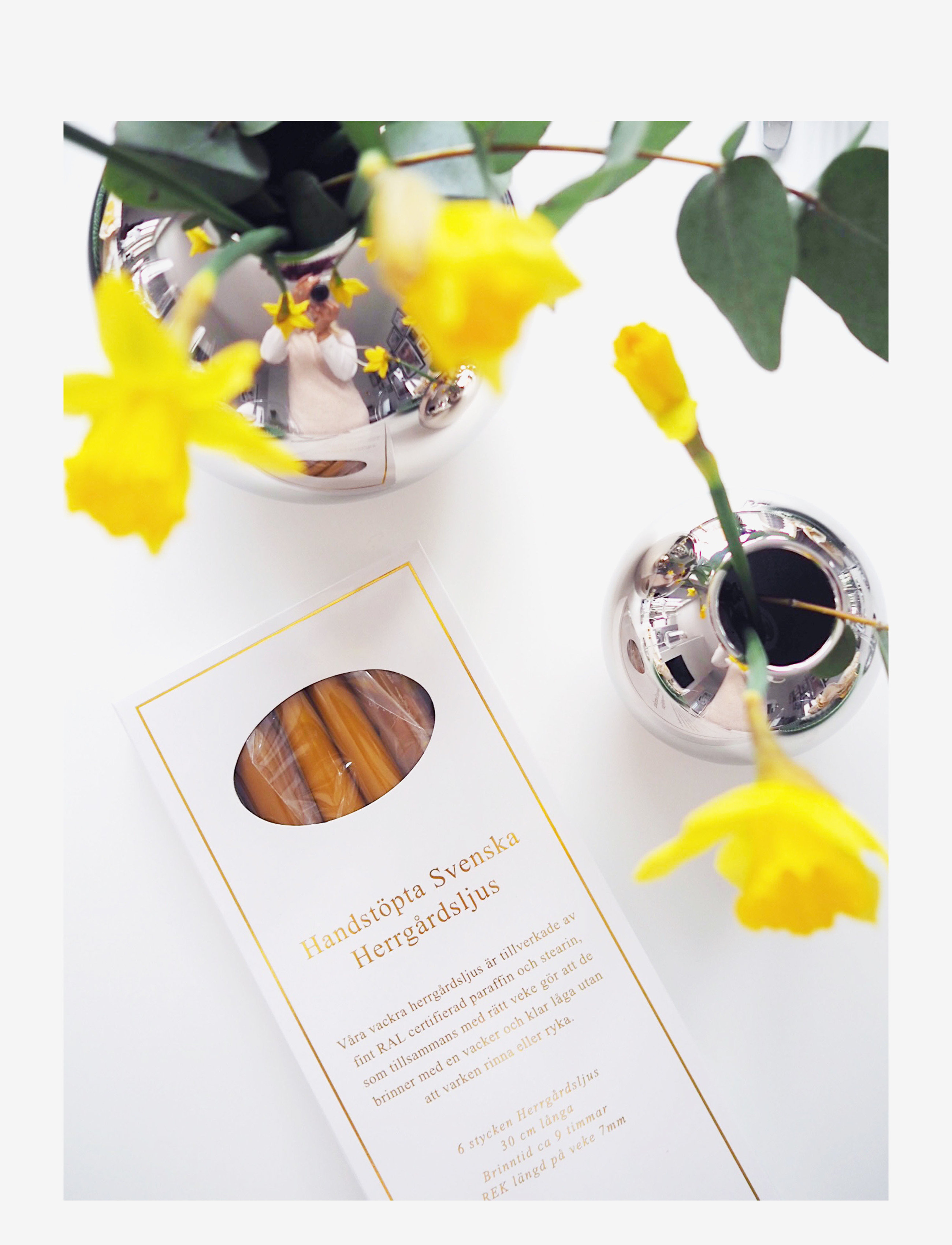 Hilke Collection - Mansion Candles 6pcs - taper candles - mustard - 3