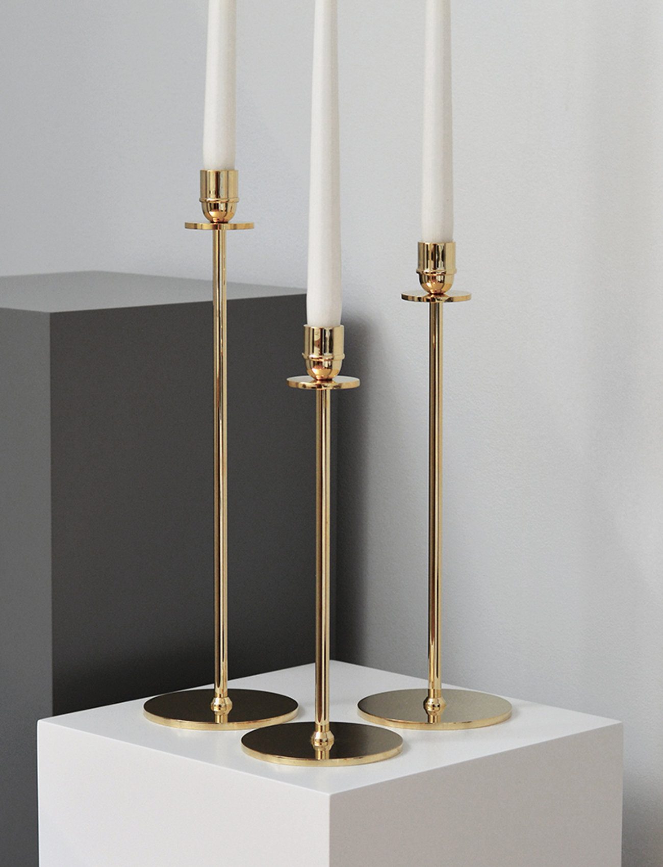 Hilke Collection - Ljusstake  Luce Del Sole - köp efter pris - brass - 3