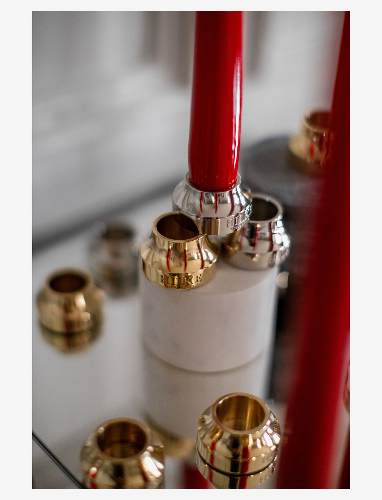Hilke Collection - Candleholder Piccolo No.2 - kertastjakar - brass - 2