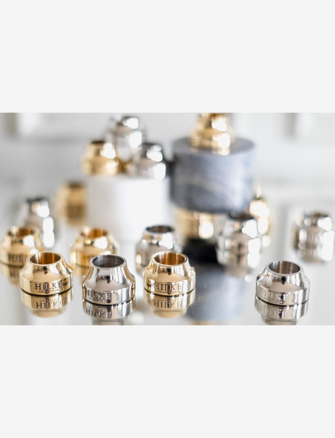 Hilke Collection - Candleholder Piccolo No.2 - kertastjakar - brass - 5