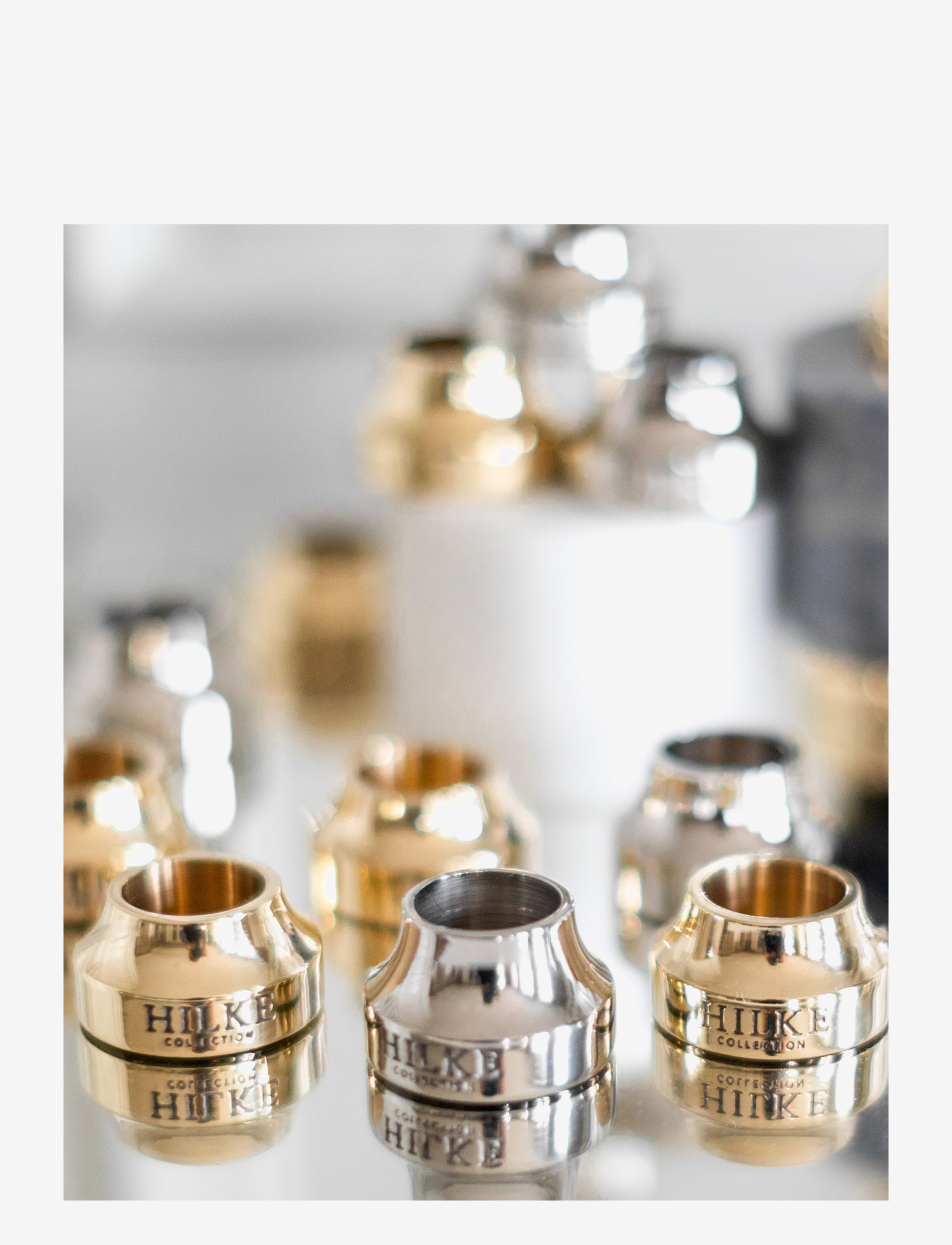 Hilke Collection - Candleholder Piccolo No.2 - lysestager - brass - 5