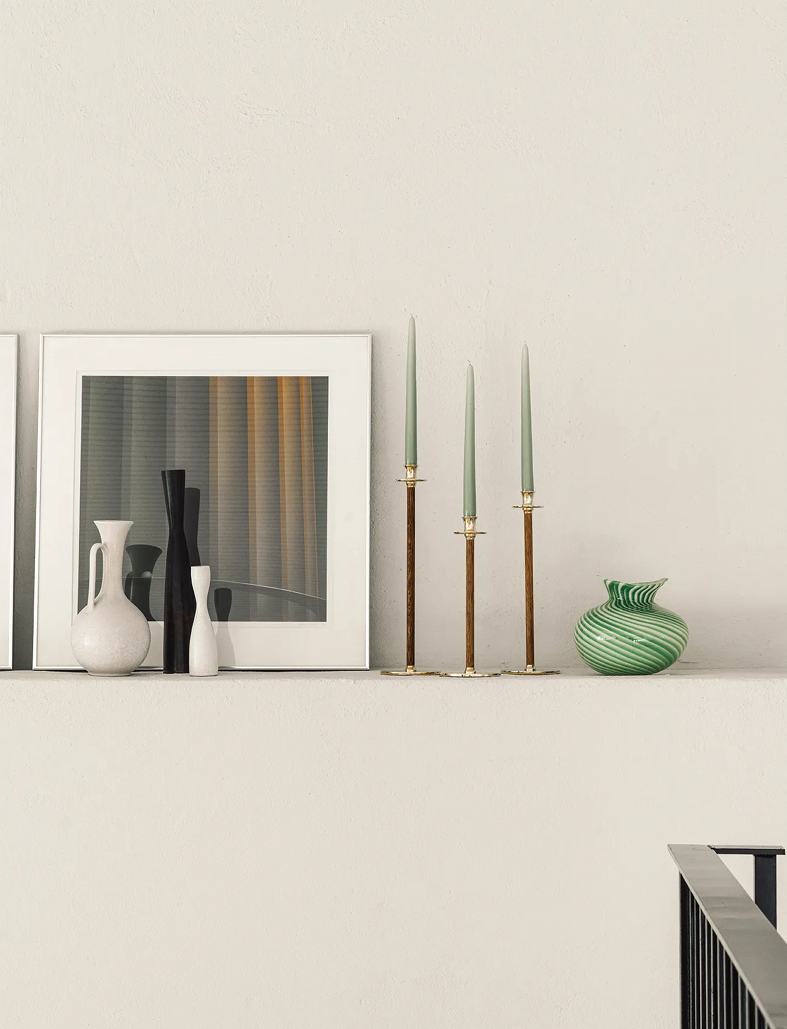 Hilke Collection - Candlestand Alto Basso, M - lysestager - gold - 2