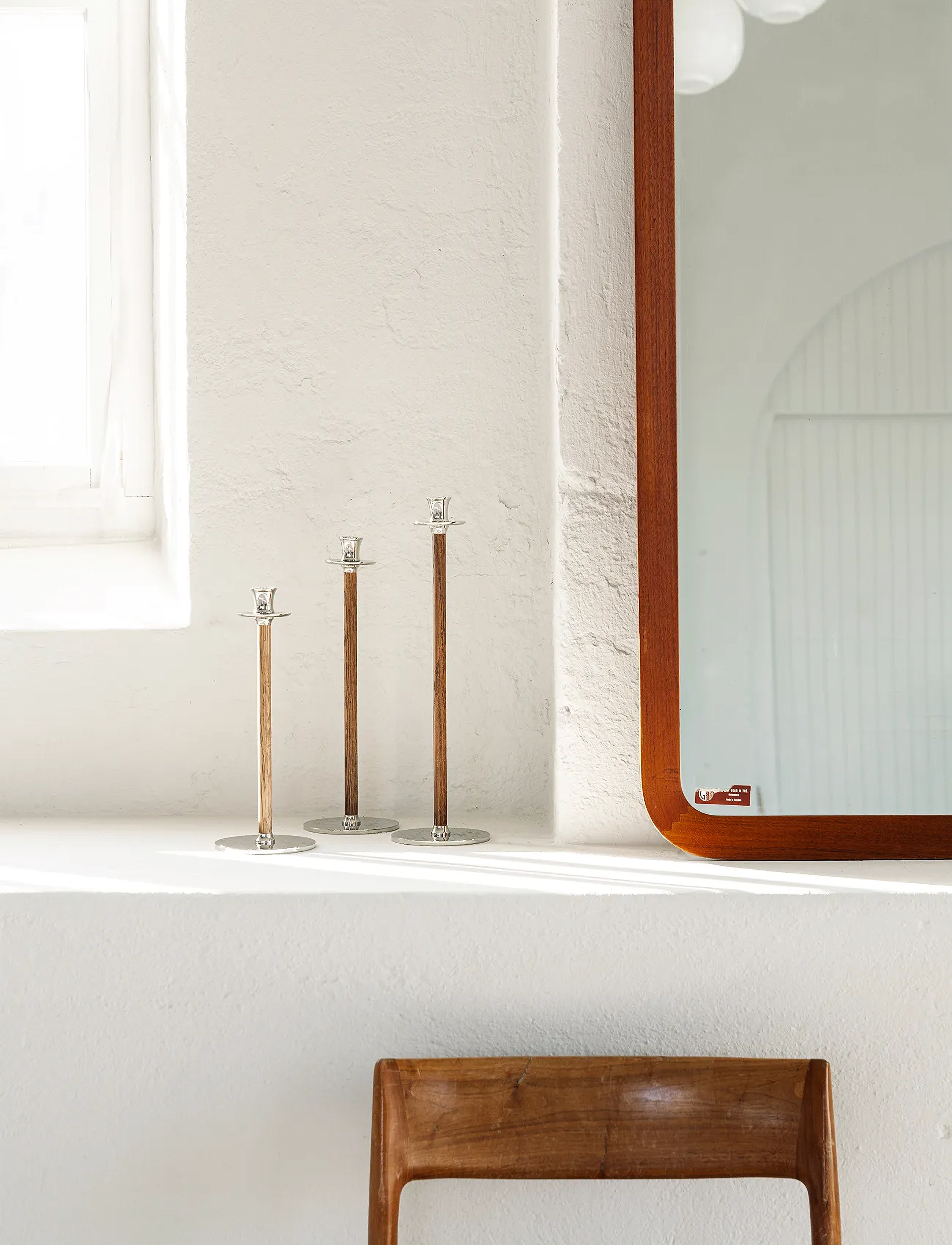 Hilke Collection - Candlestand Alto Basso, NP - kerzenständer - silver - 2