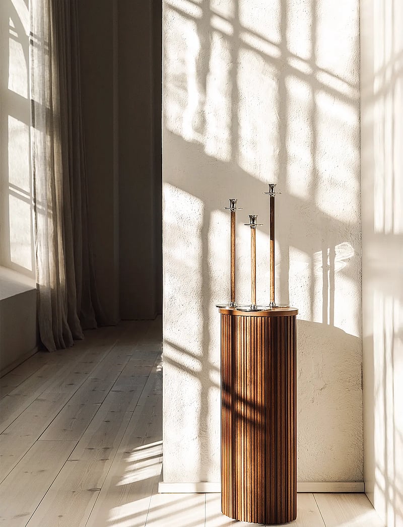 Hilke Collection - Candlestand Alto Basso, NP - kerzenständer - silver - 3