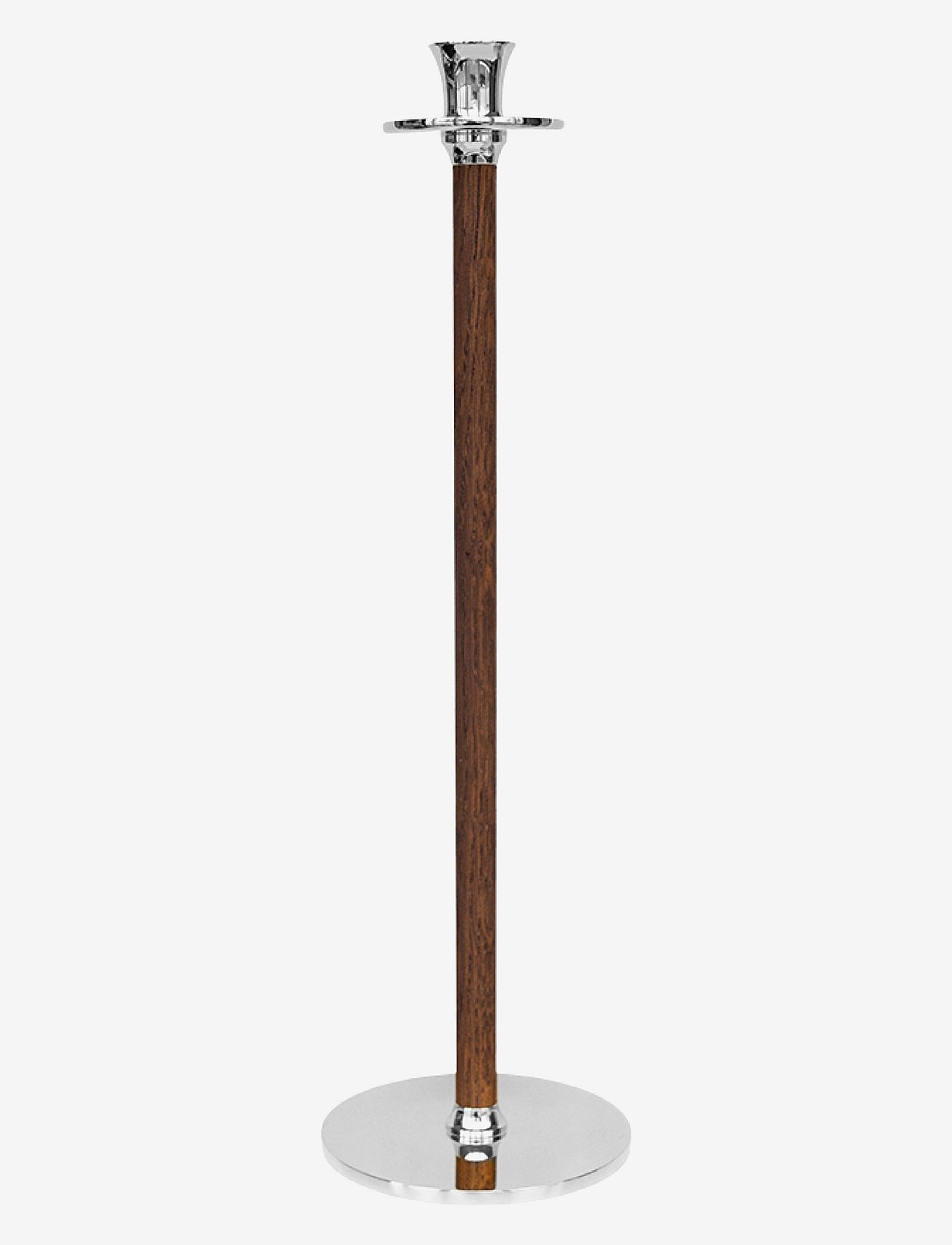 Hilke Collection - candle stick Alto Basso - lysestager - nickel plated brass - 1