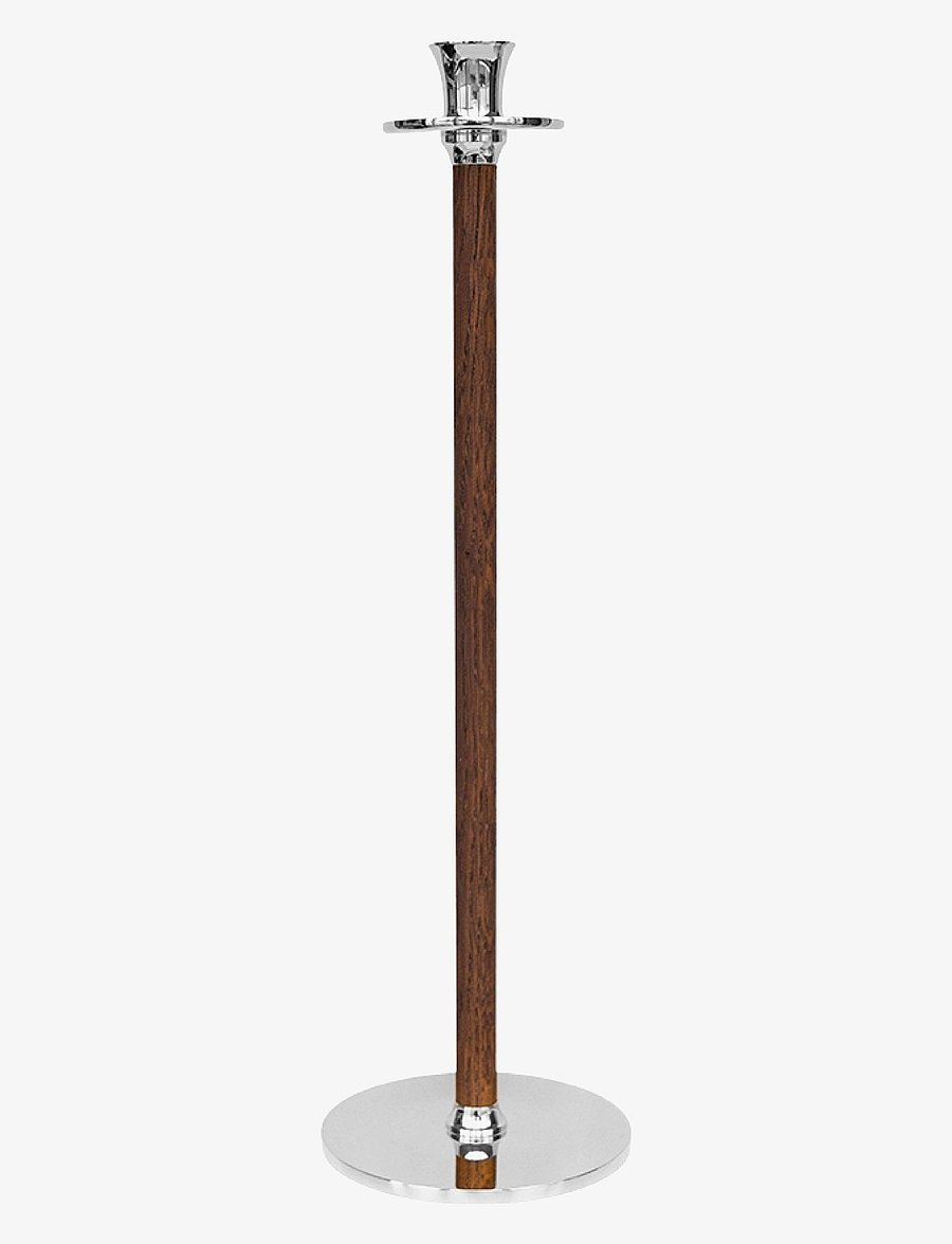 Hilke Collection - candle stick Alto Basso - küünlajalad - nickel plated brass - 1