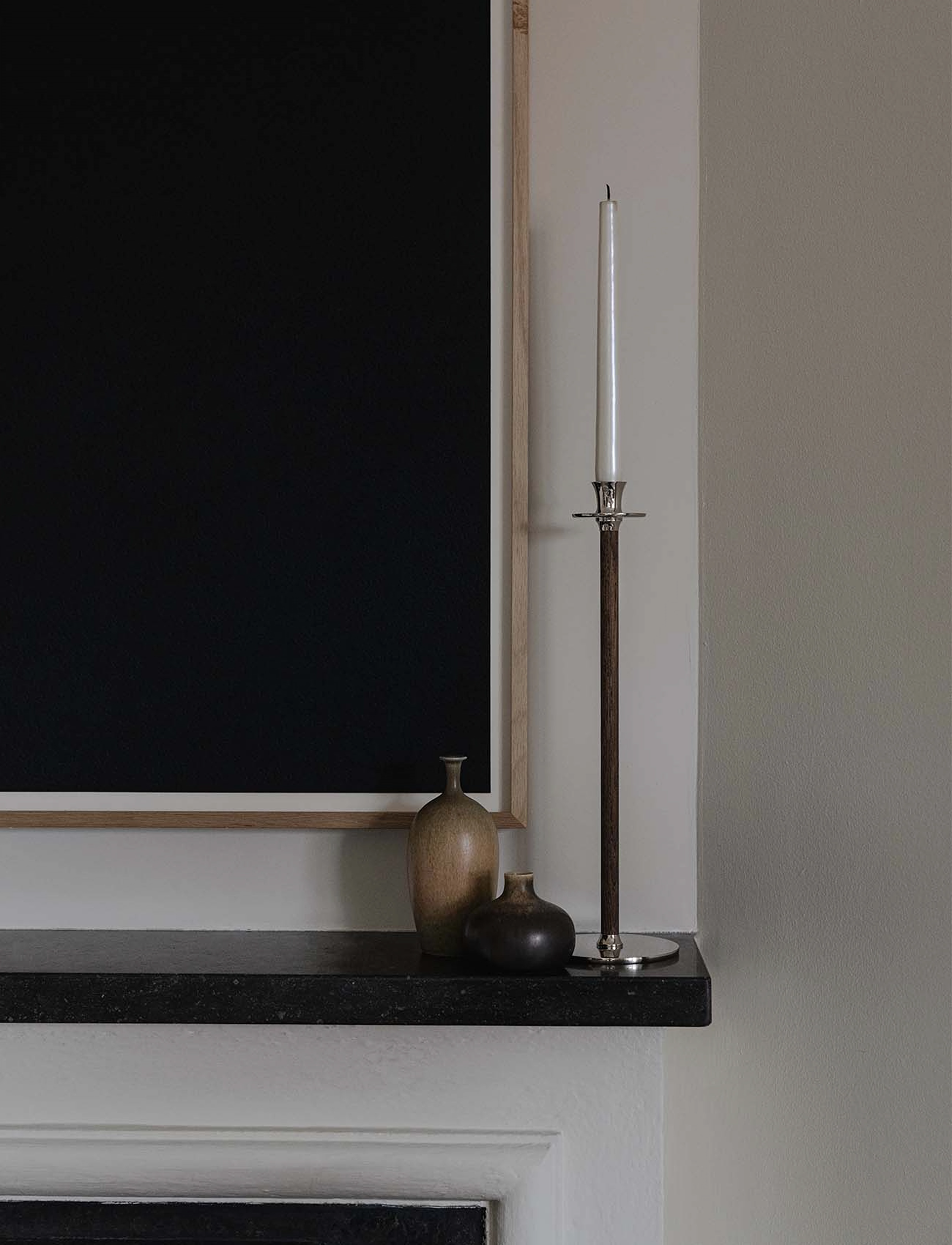 Hilke Collection - candle stick Alto Basso - kertastjakar - nickel plated brass - 4