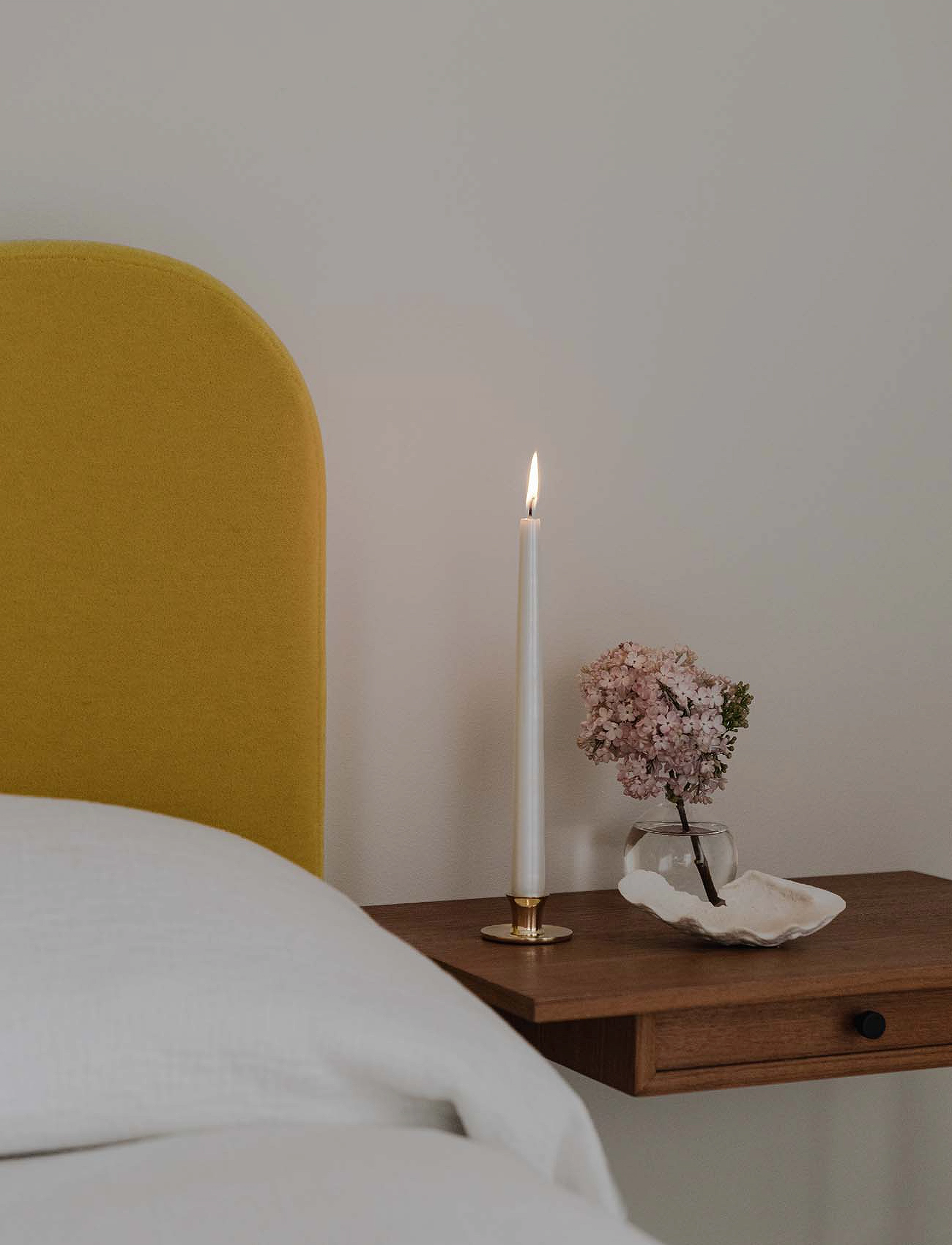 Hilke Collection Candle Holder, One Size, Gold, Lysestager & Lanterner > Lysestager, Unisex