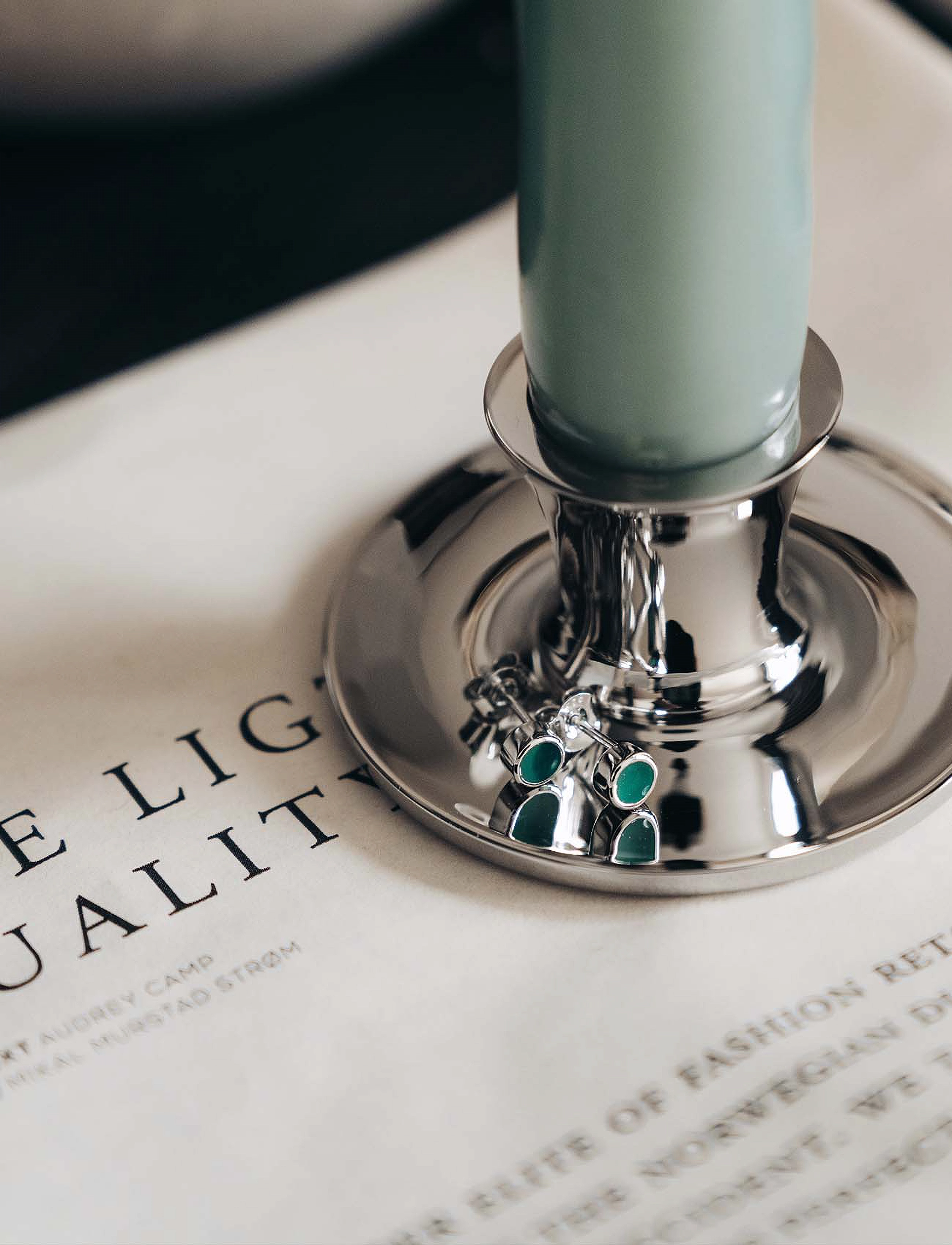 Hilke Collection Candle Holder, One Size, Silver, Lysestager & Lanterner > Lysestager, Unisex