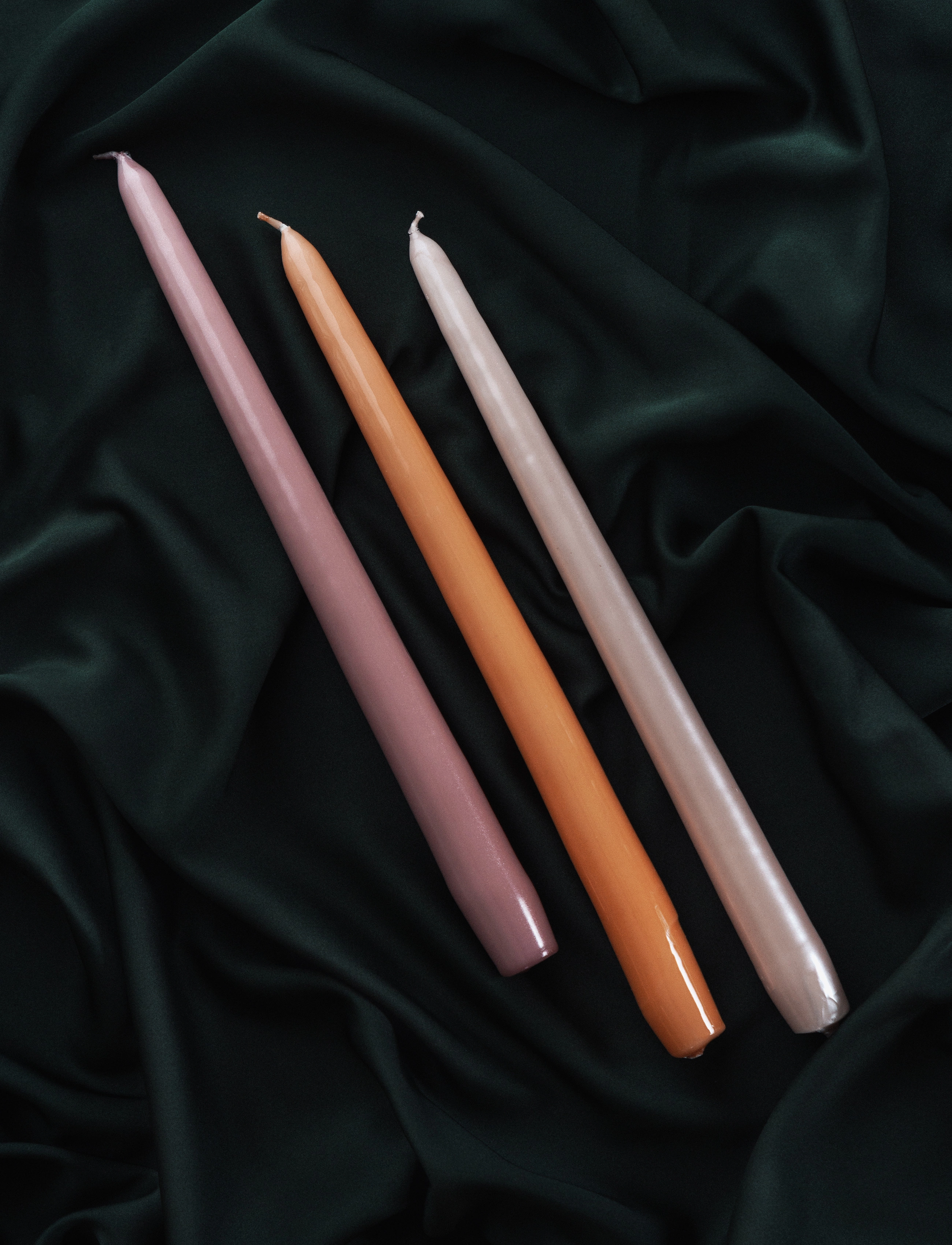 Hilke Collection - Manor Candle Apricot - taper candles - apricot - 2