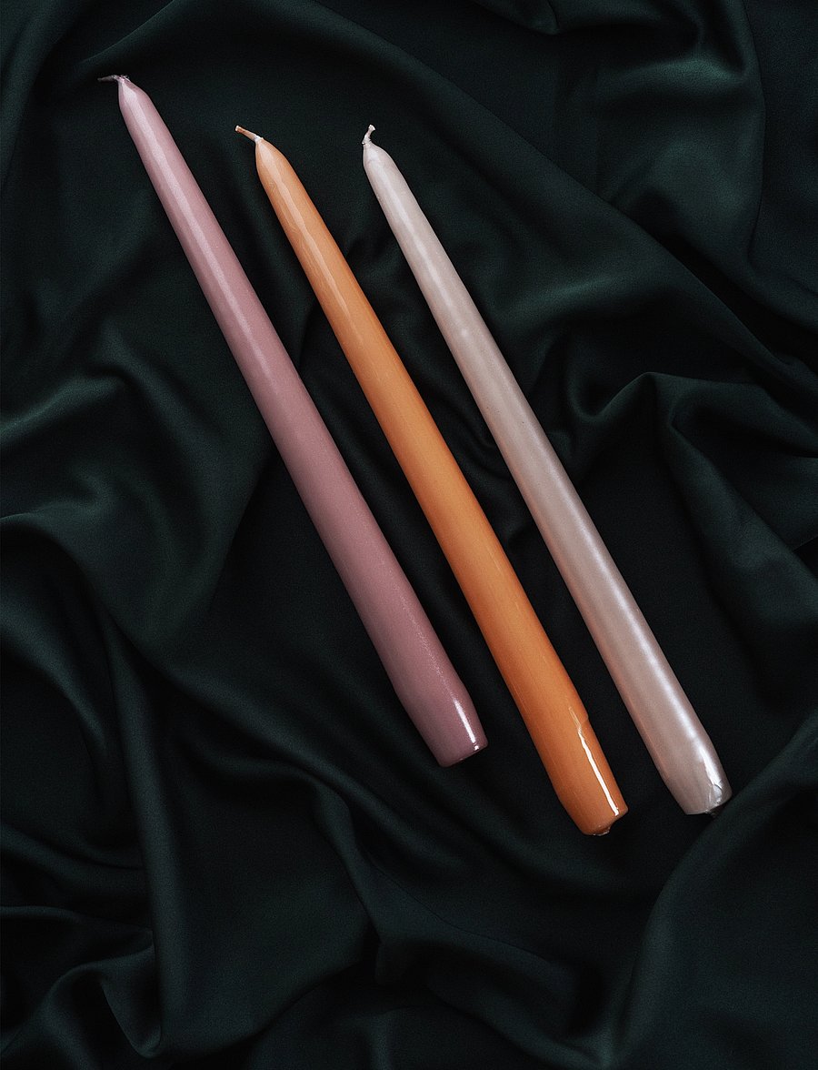 Hilke Collection - Manor Candle Rose Metallic - pikad küünlad - rose metallic - 2