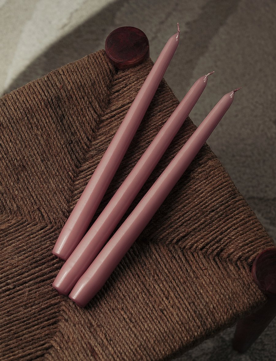 Hilke Collection - Manor Candle Rose Metallic - pikad küünlad - rose metallic - 3