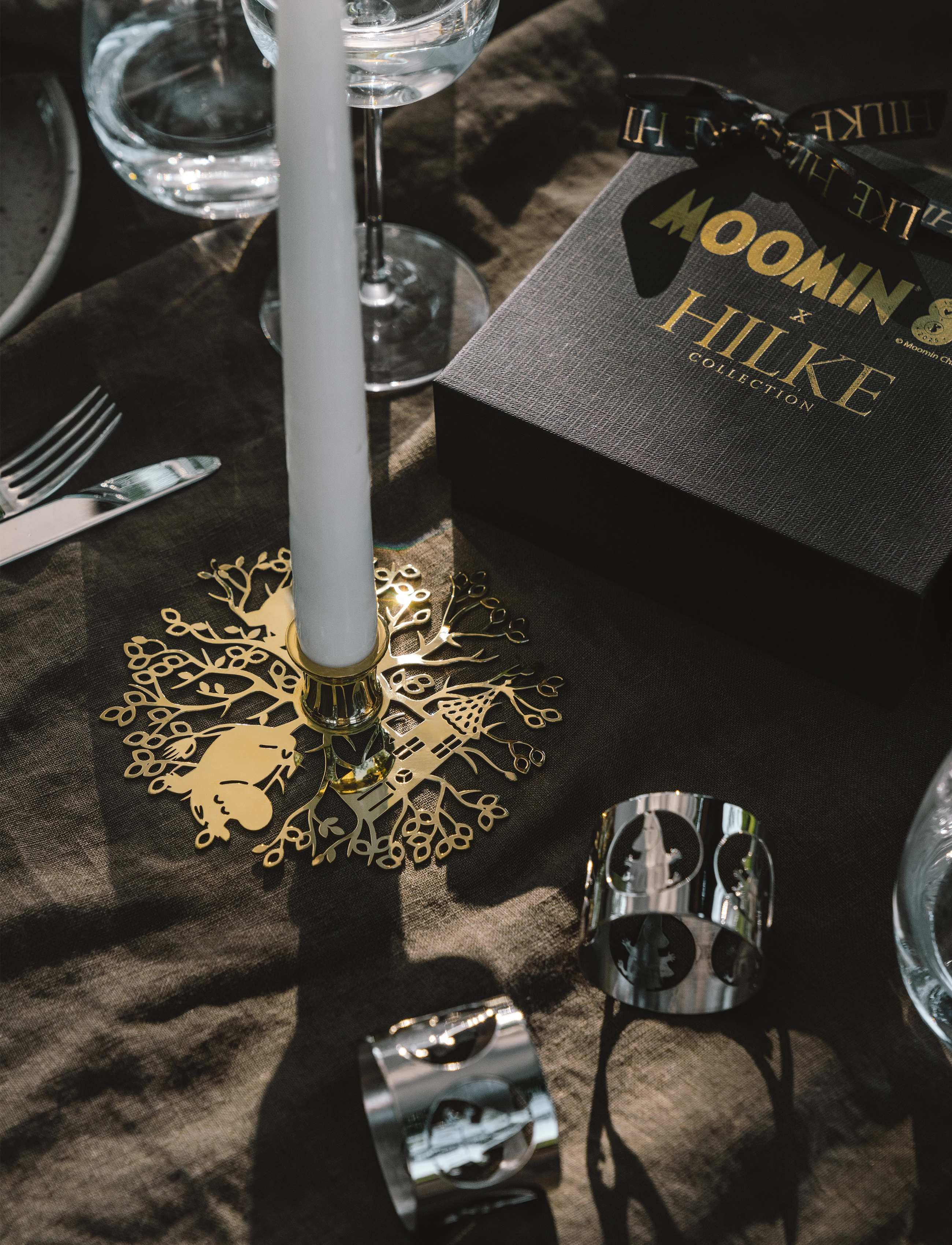 Hilke Collection - Candlestand Hilke X Moomin No.1 - gold - 1