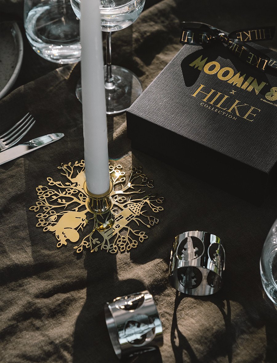 Hilke Collection - Candlestand Hilke X Moomin No.1 - gold - 1