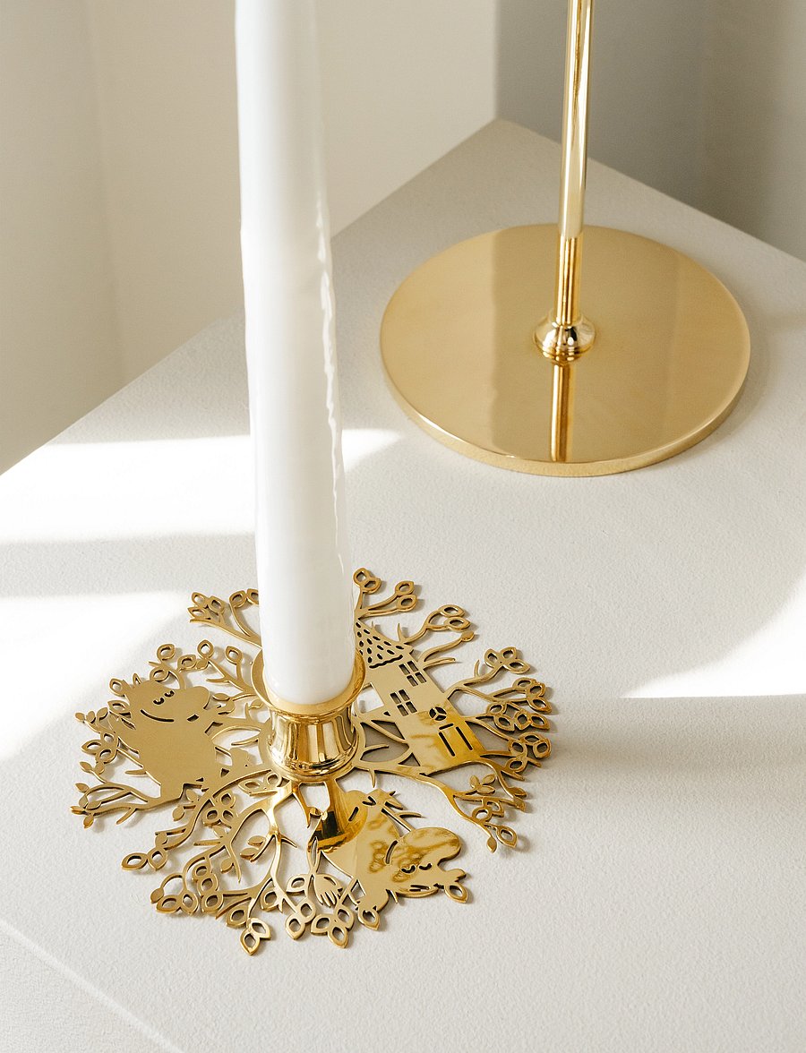 Hilke Collection - Candlestand Hilke X Moomin No.1 - gold - 2