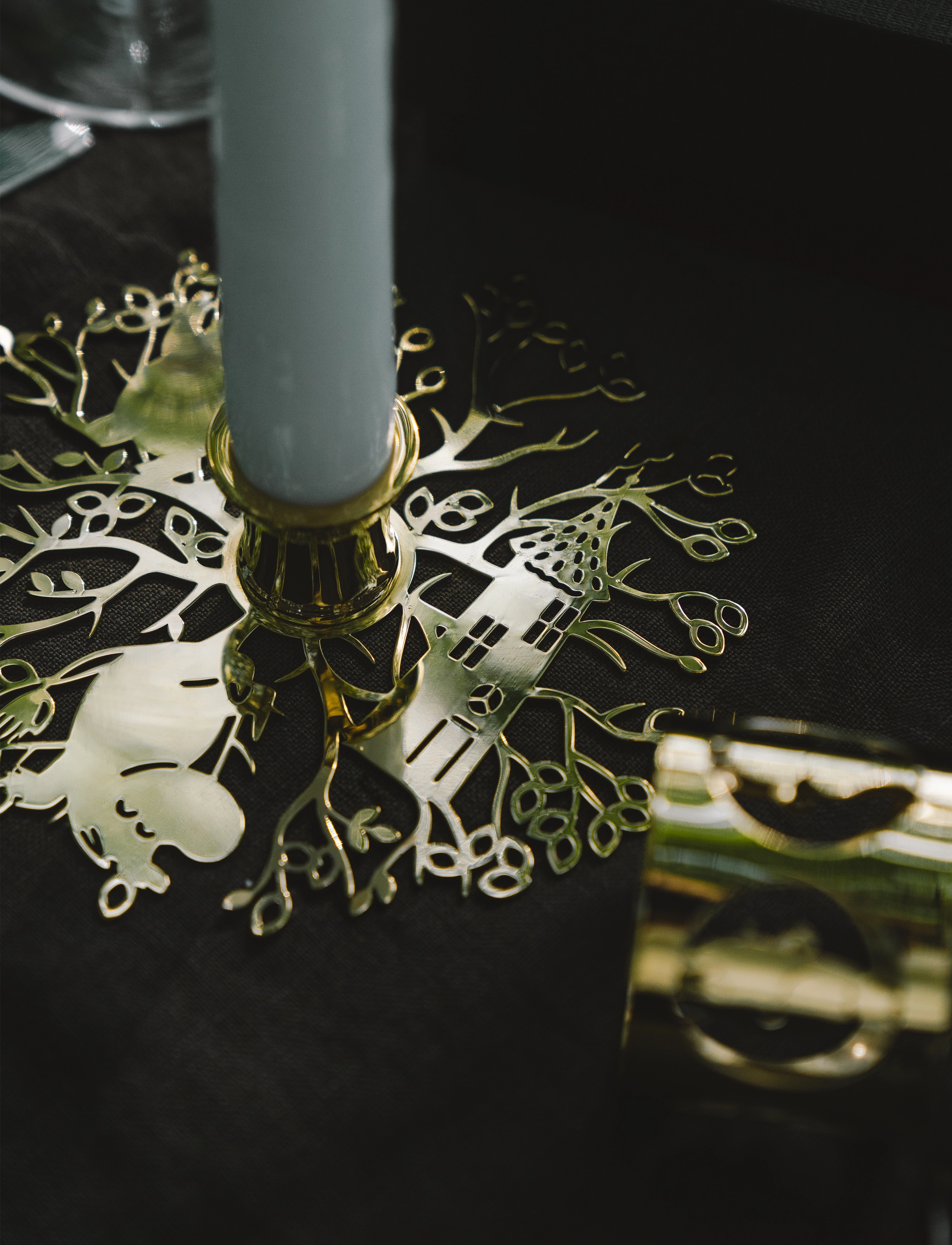 Hilke Collection - Candlestand Hilke X Moomin No.1 - gold - 3