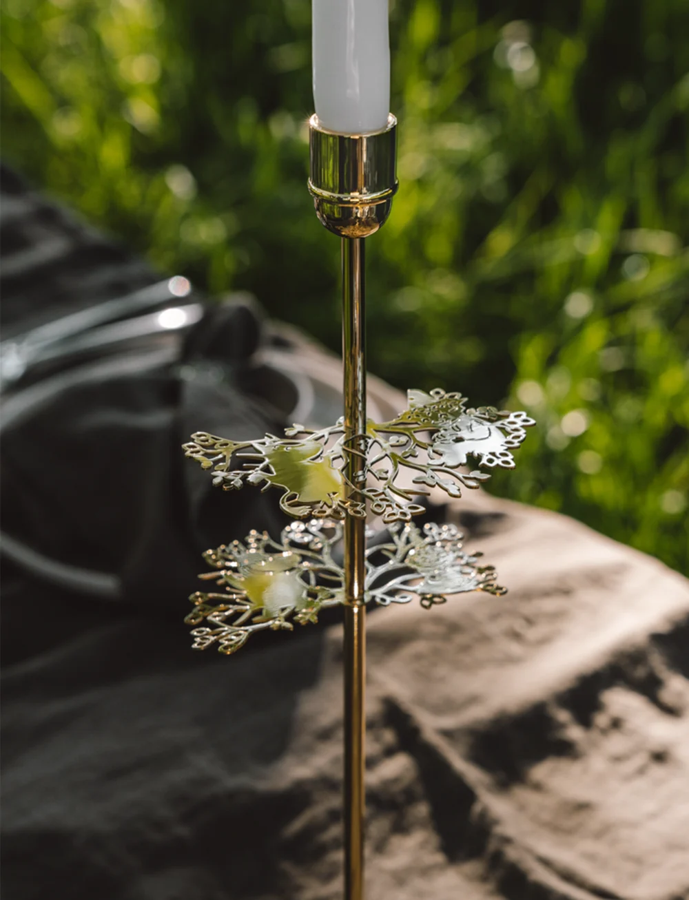 Hilke Collection - Candlestand Hilke X Moomin No.2 - yfir 15000 kr - gold - 3