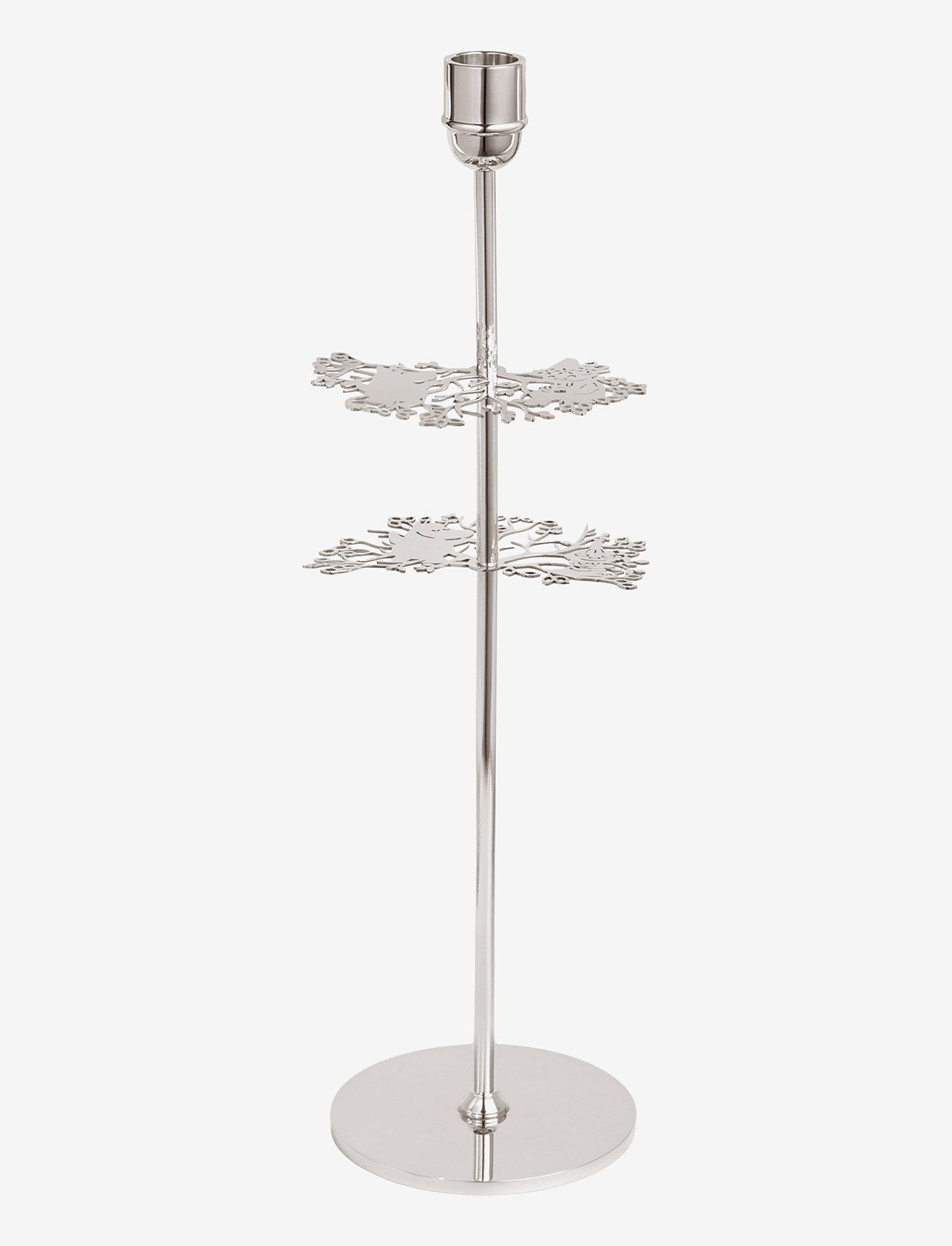 Hilke Collection - Candlestand Hilke X Moomin No.2 - nach preis einkaufen - silver - 0
