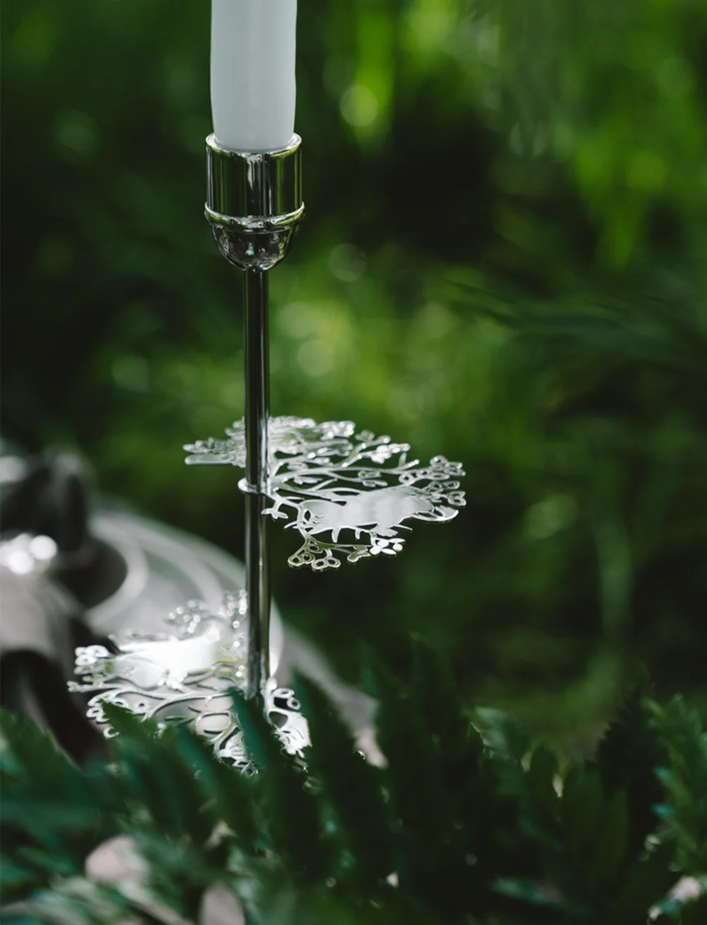 Hilke Collection - Candlestand Hilke X Moomin No.2 - kerzenständer - silver - 1