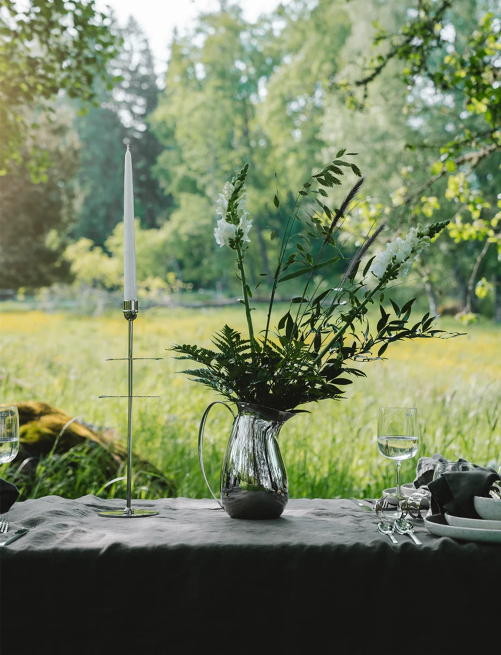 Hilke Collection - Candlestand Hilke X Moomin No.2 - kerzenständer - silver - 4
