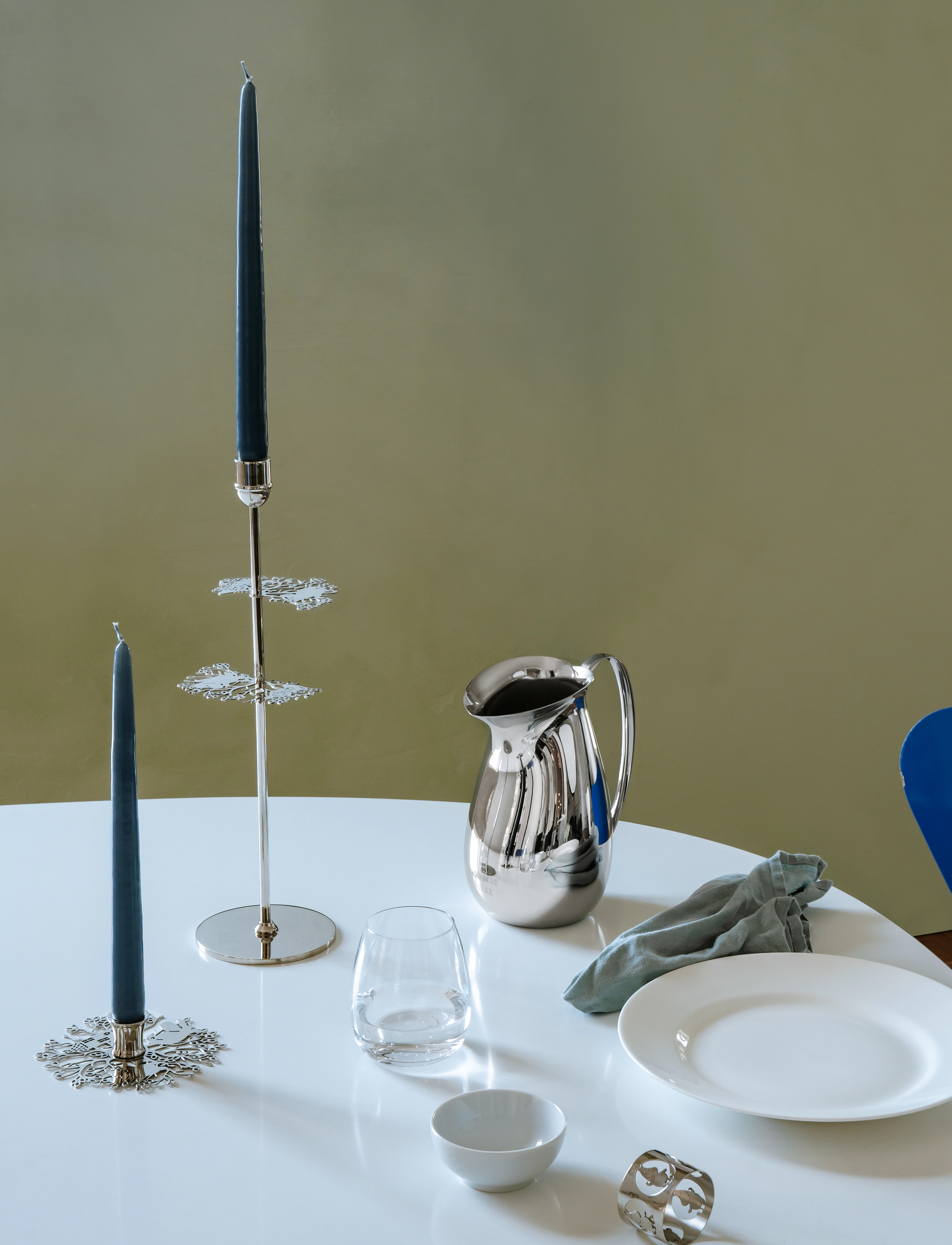 Hilke Collection - Candlestand Hilke X Moomin No.2 - lysestager - silver - 5