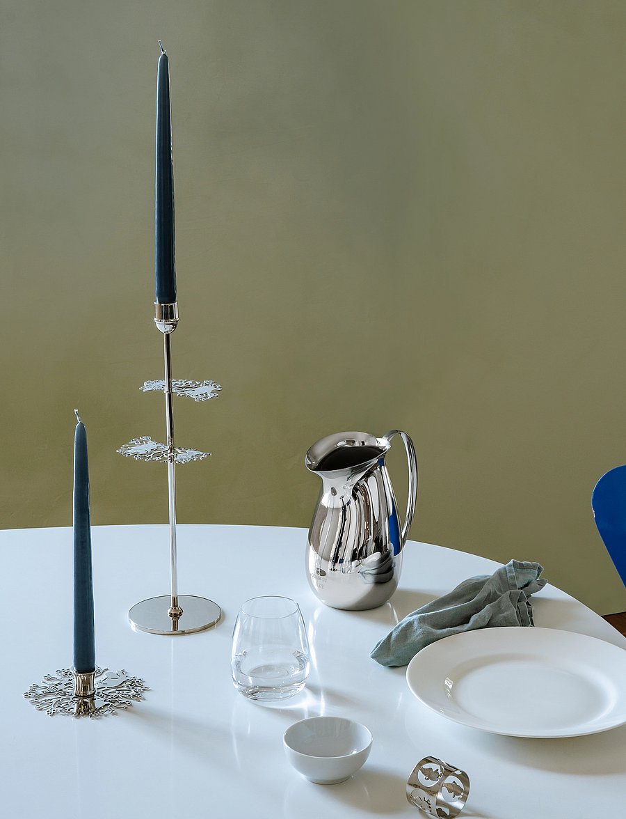 Hilke Collection - Candlestand Hilke X Moomin No.2 - küünlajalad - silver - 5