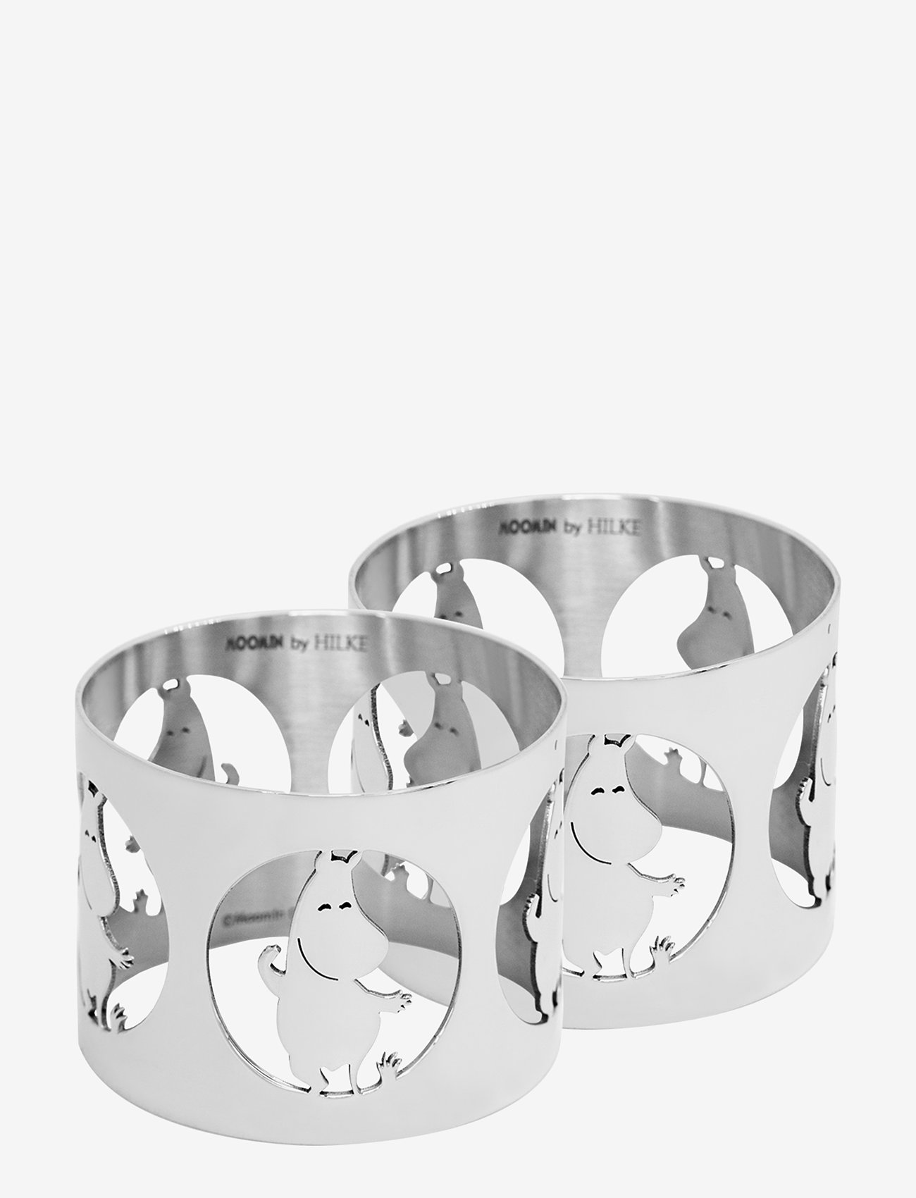 Hilke Collection - Napkinrings Hilke X Moomin, Moomintroll - trends - silver - 1