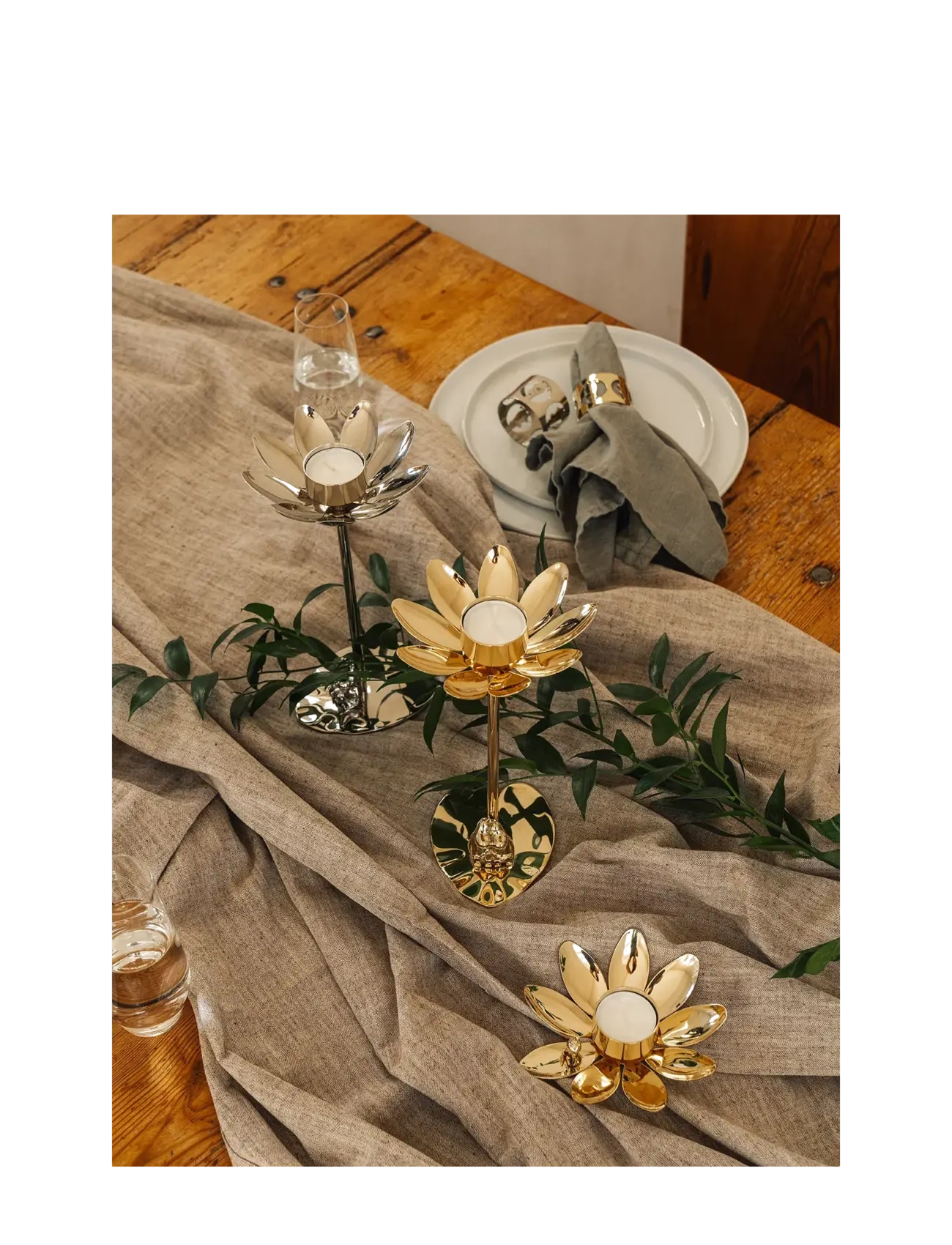 Hilke Collection - Candlestand Hilke X Moomin, Little My - gold - 3