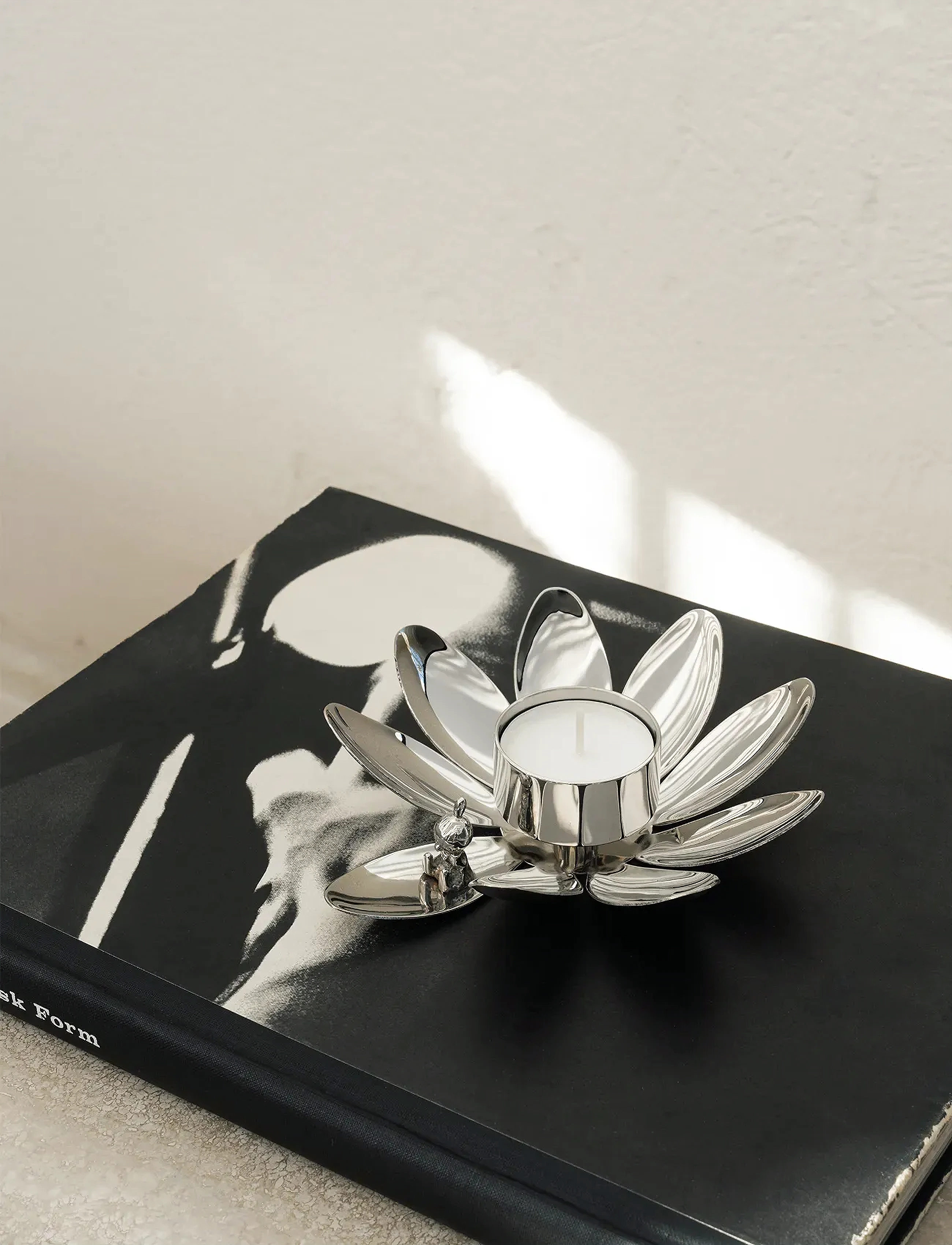 Hilke Collection Candlestand X Moomin, Little My, W13 cm, Candles, Silber - Tealights, Homeware