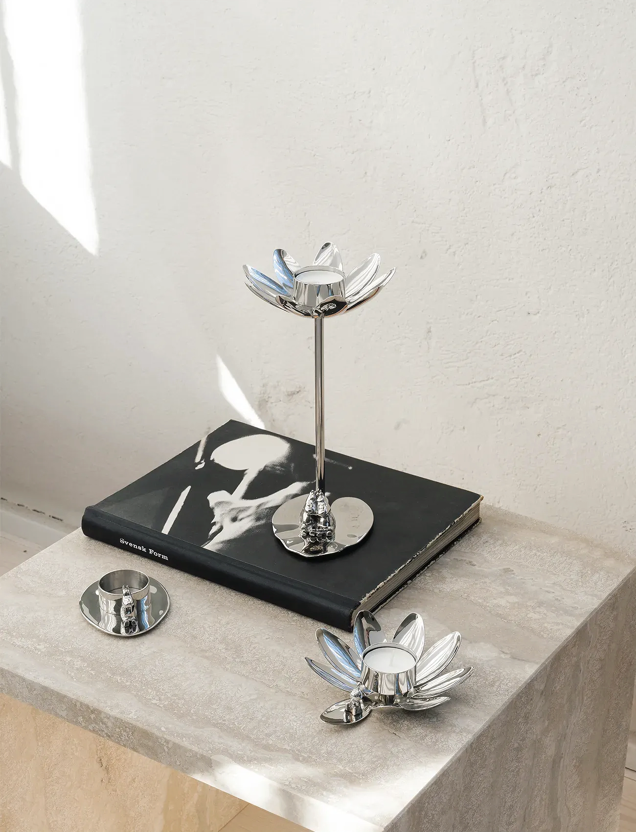 Hilke Collection - Candlestand Hilke X Moomin, Little My - silver - 3