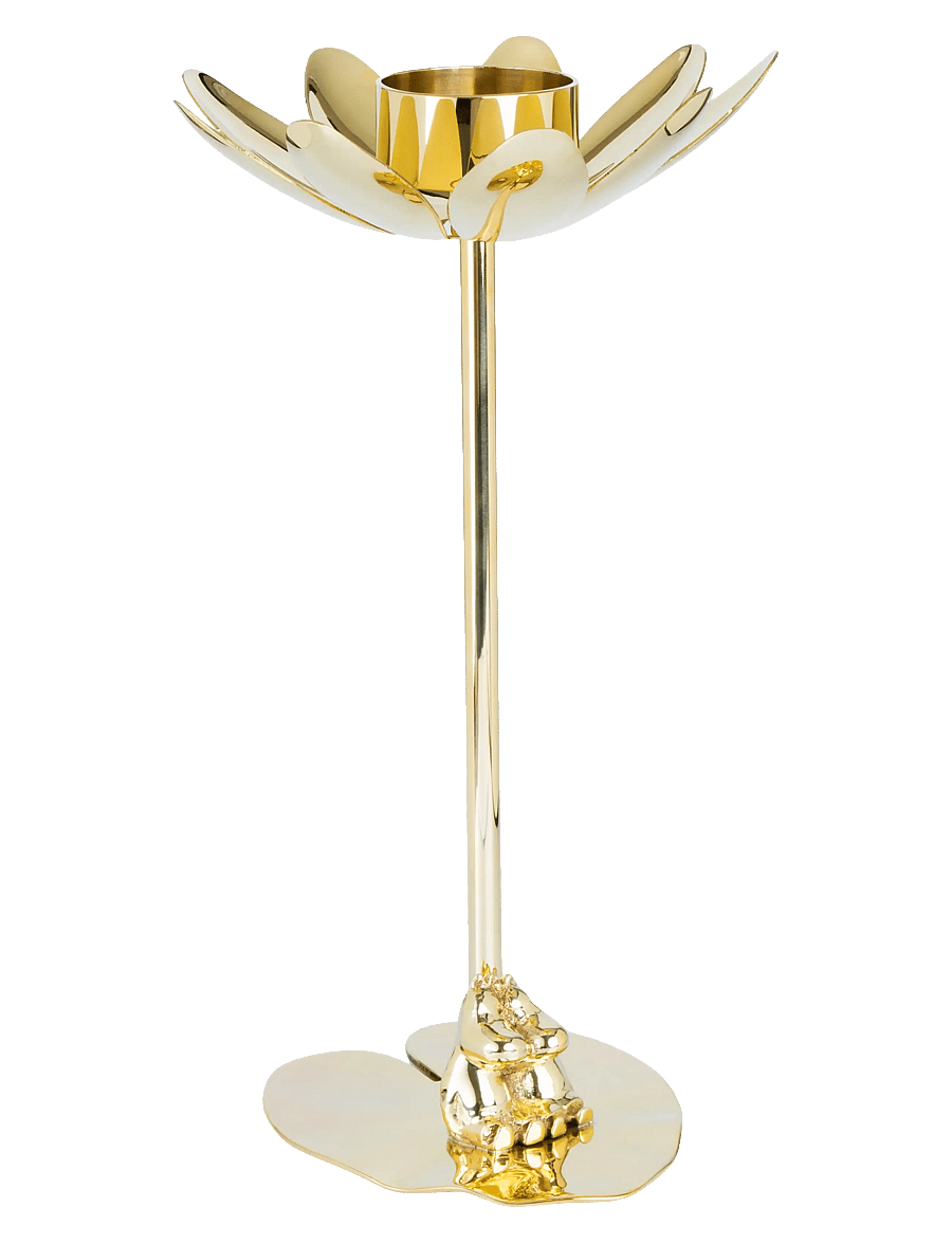 Hilke Collection - Candlestand Hilke X Moomin & Snorkmaiden - gold - 0