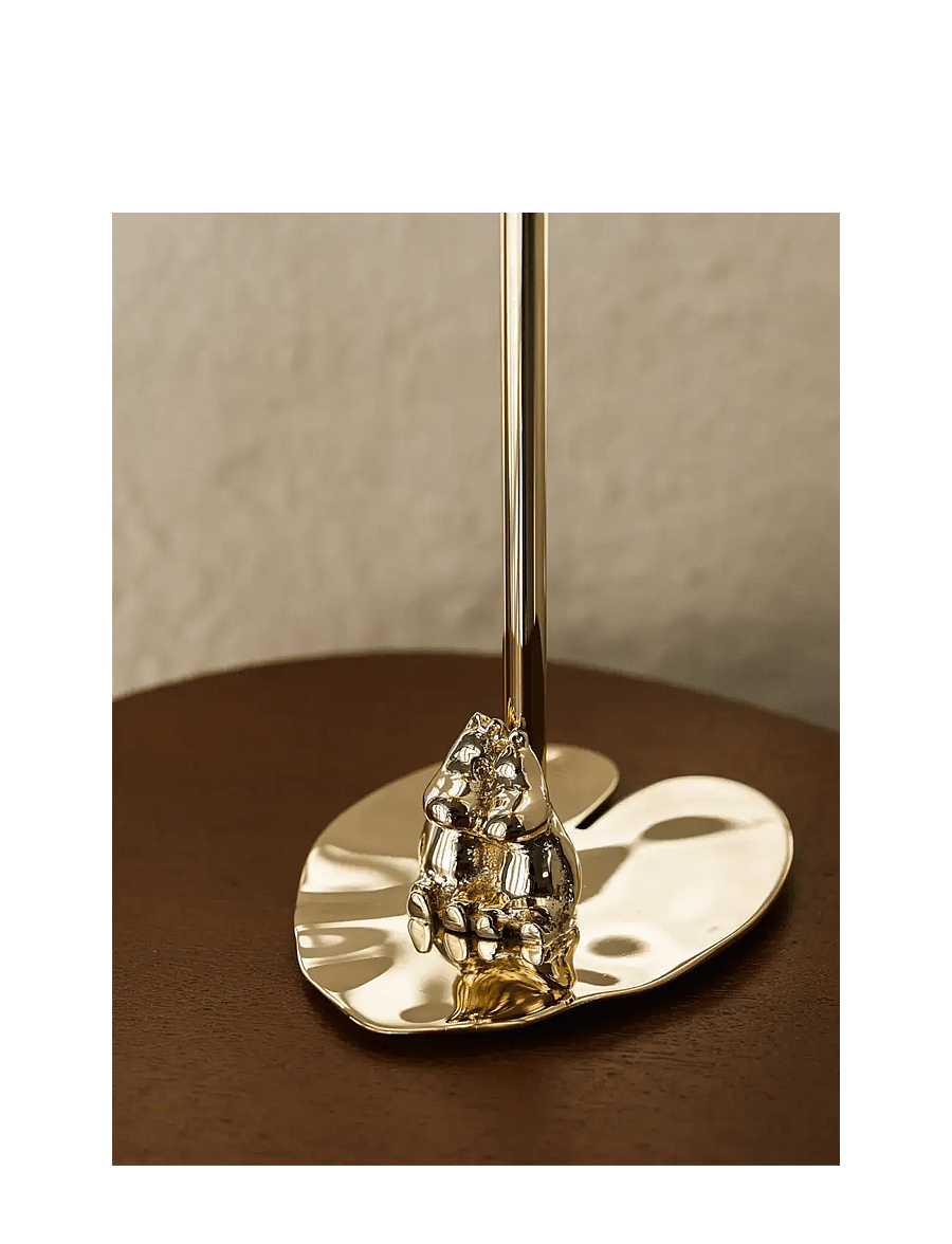 Hilke Collection - Candlestand Hilke X Moomin & Snorkmaiden - gold - 3