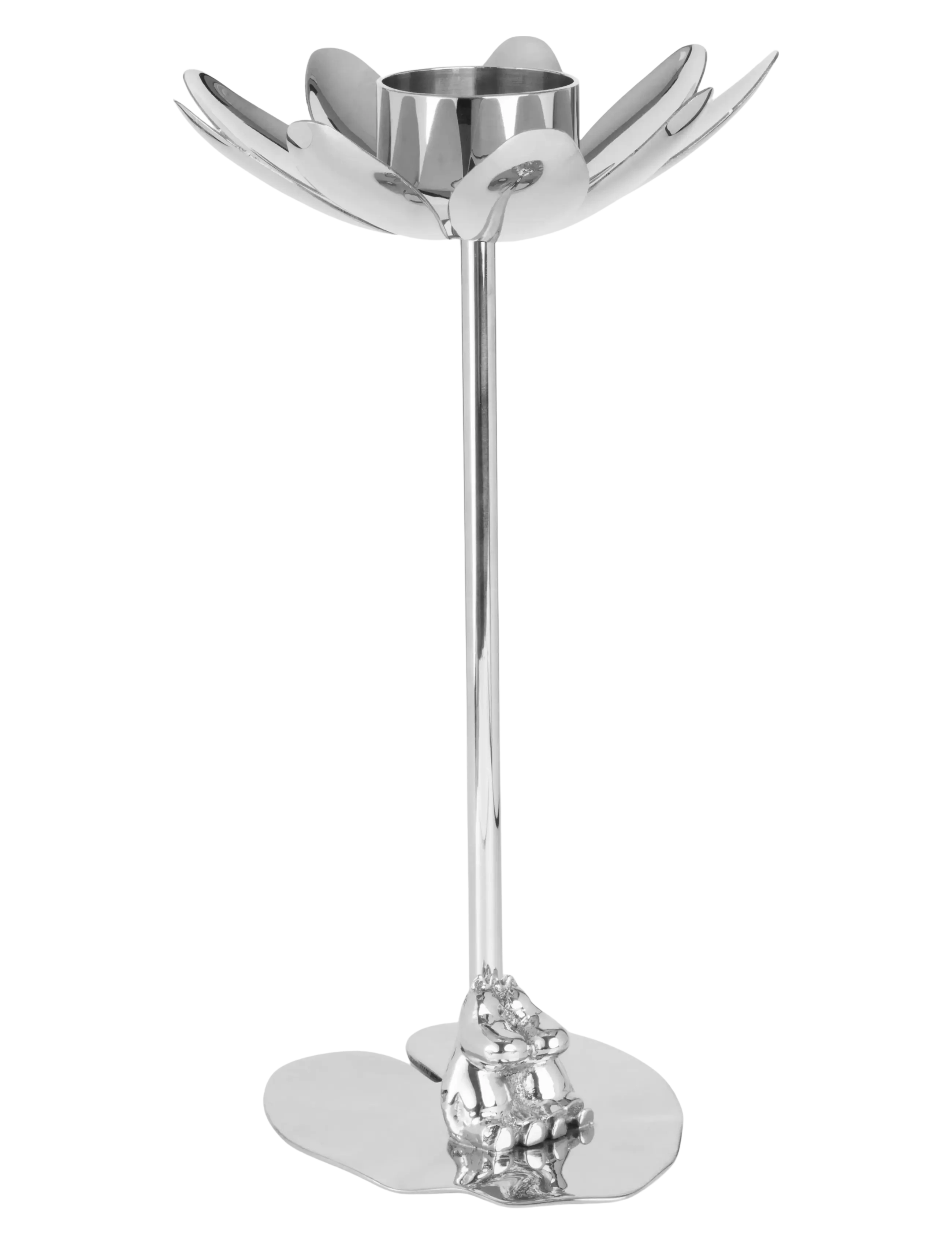 Hilke Collection Candlestand Hilke X Moomin & Snorkmaiden, Fyrfadsstage, Sølv, Str: H23.5CM
