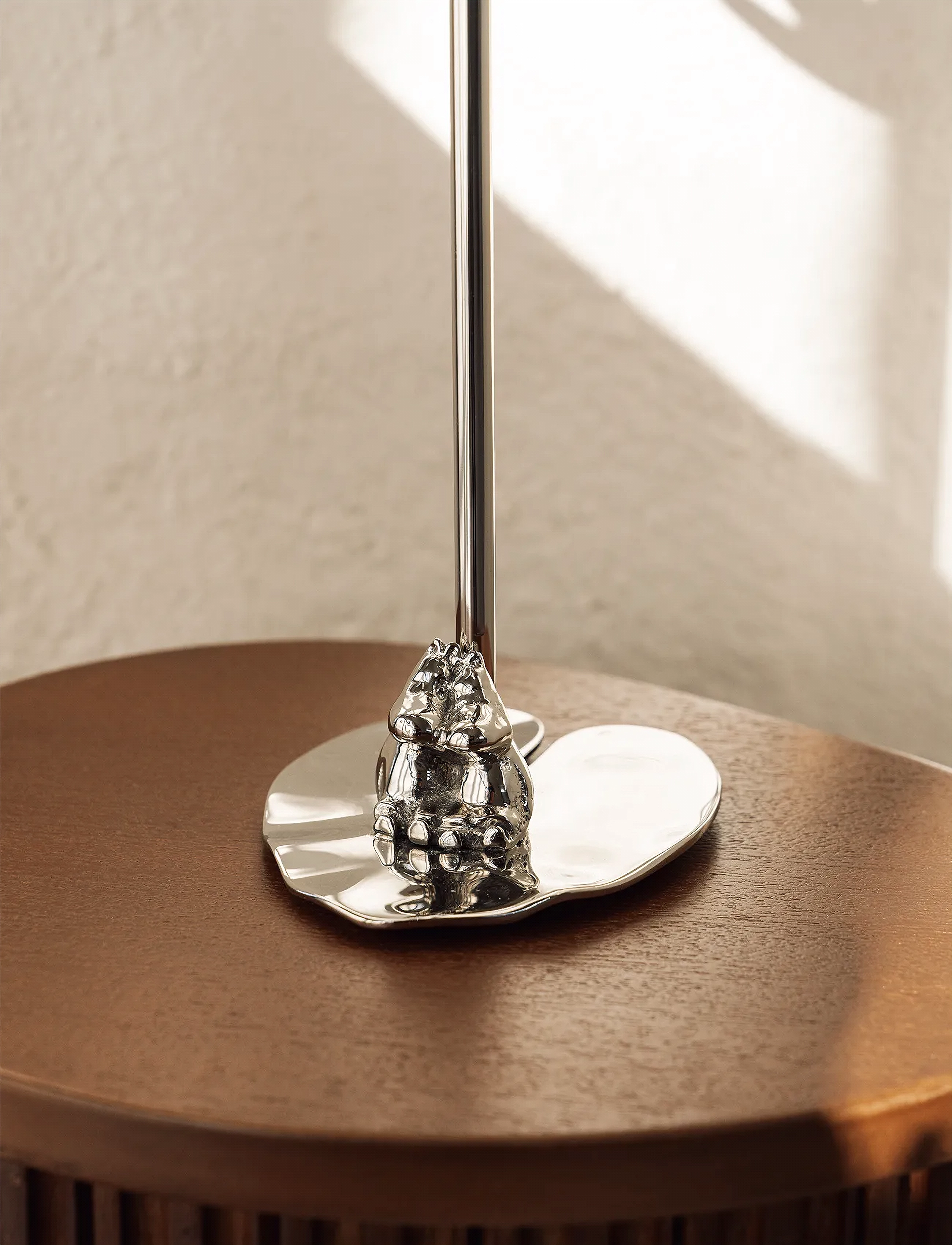 Hilke Collection - Candlestand Hilke X Moomin & Snorkmaiden - sprittkertahaldarar - silver - 3