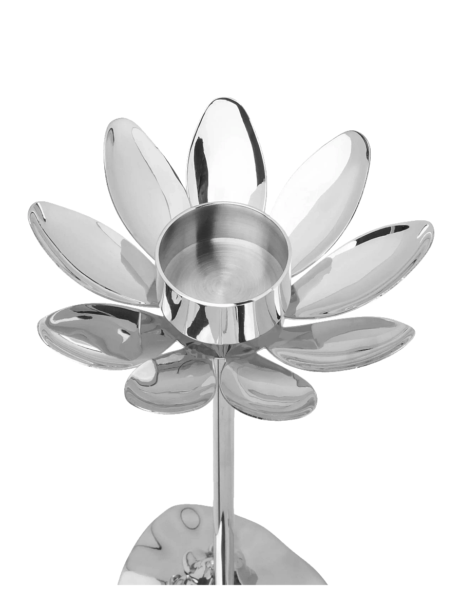 Hilke Collection - Candlestand Hilke X Moomin & Snorkmaiden - teelichthalter - silver - 2