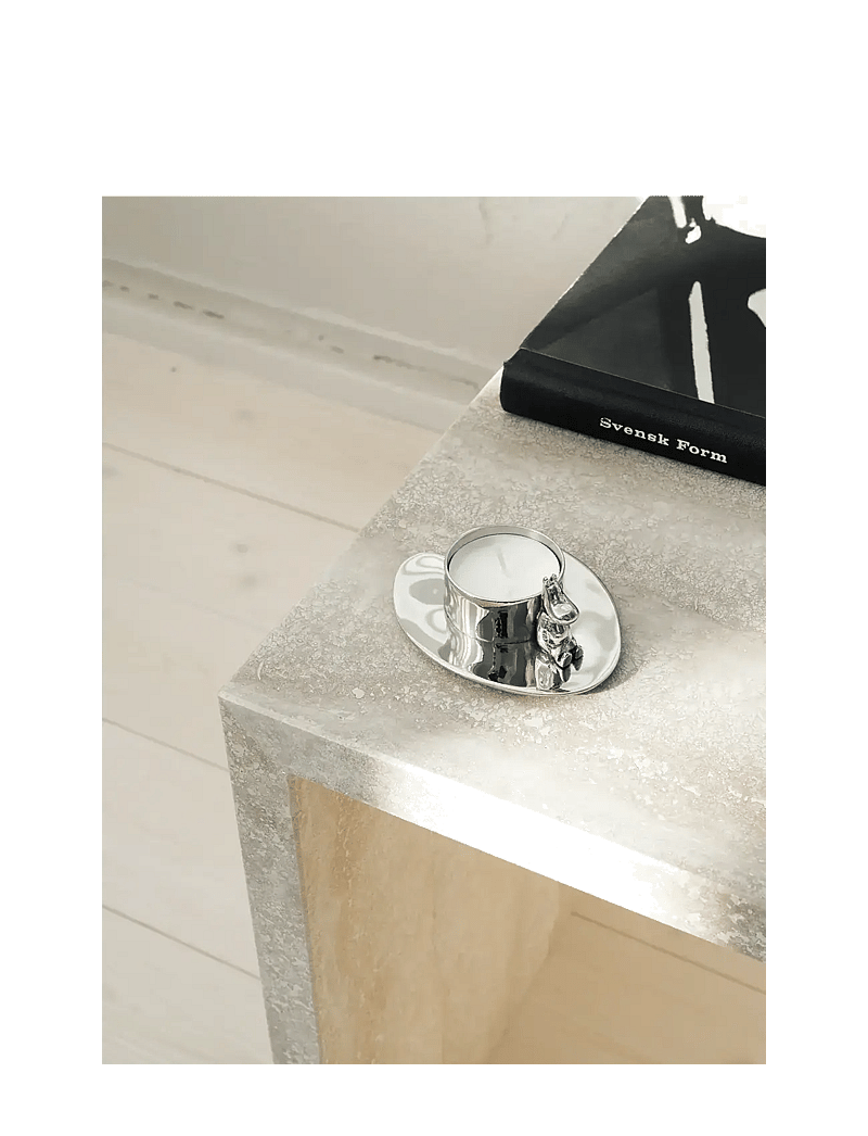 Hilke Collection - Candlestand Hilke X Moomin No.3 NP - teeküünlahoidjad - silver - 1