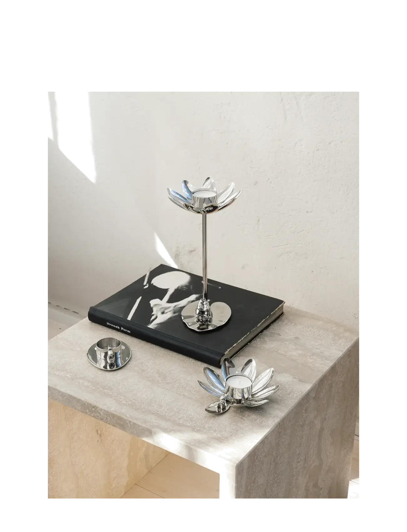 Hilke Collection - Candlestand Hilke X Moomin No.3 NP - sprittkertahaldarar - silver - 3
