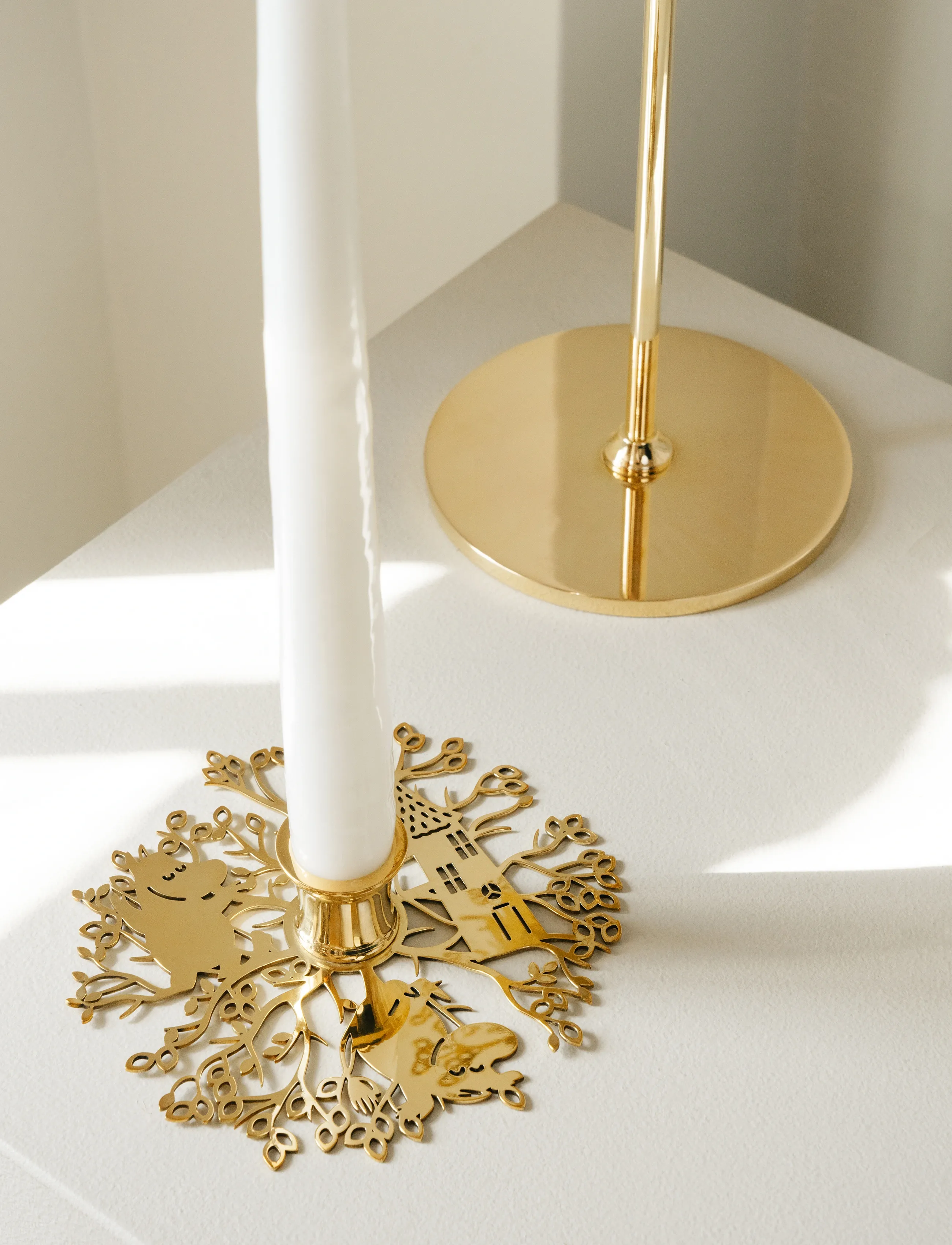 Hilke Collection - Candlestand Hilke X Moomin No.1 - lysestager - gold - 0