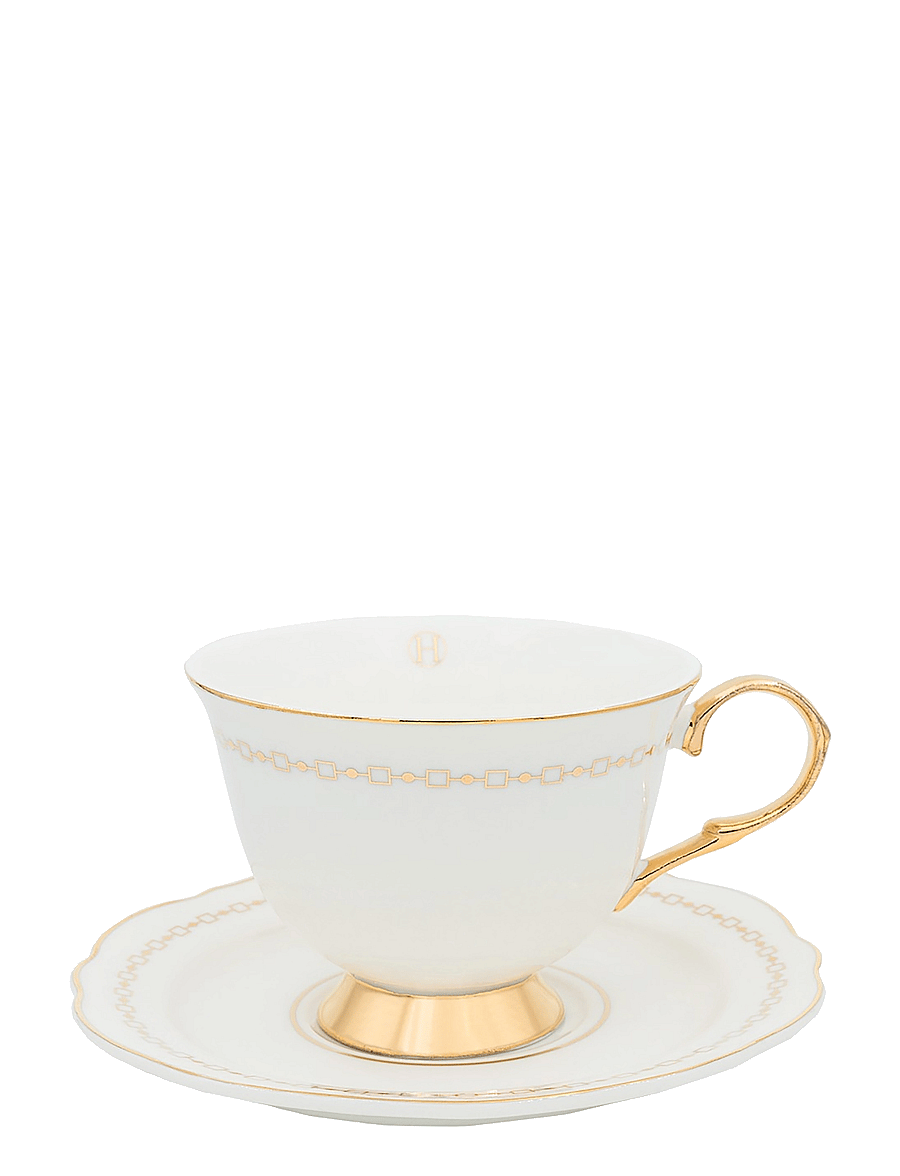 Hilke Collection - cup with saucer - Anima Bianco - nach preis einkaufen - white - 1