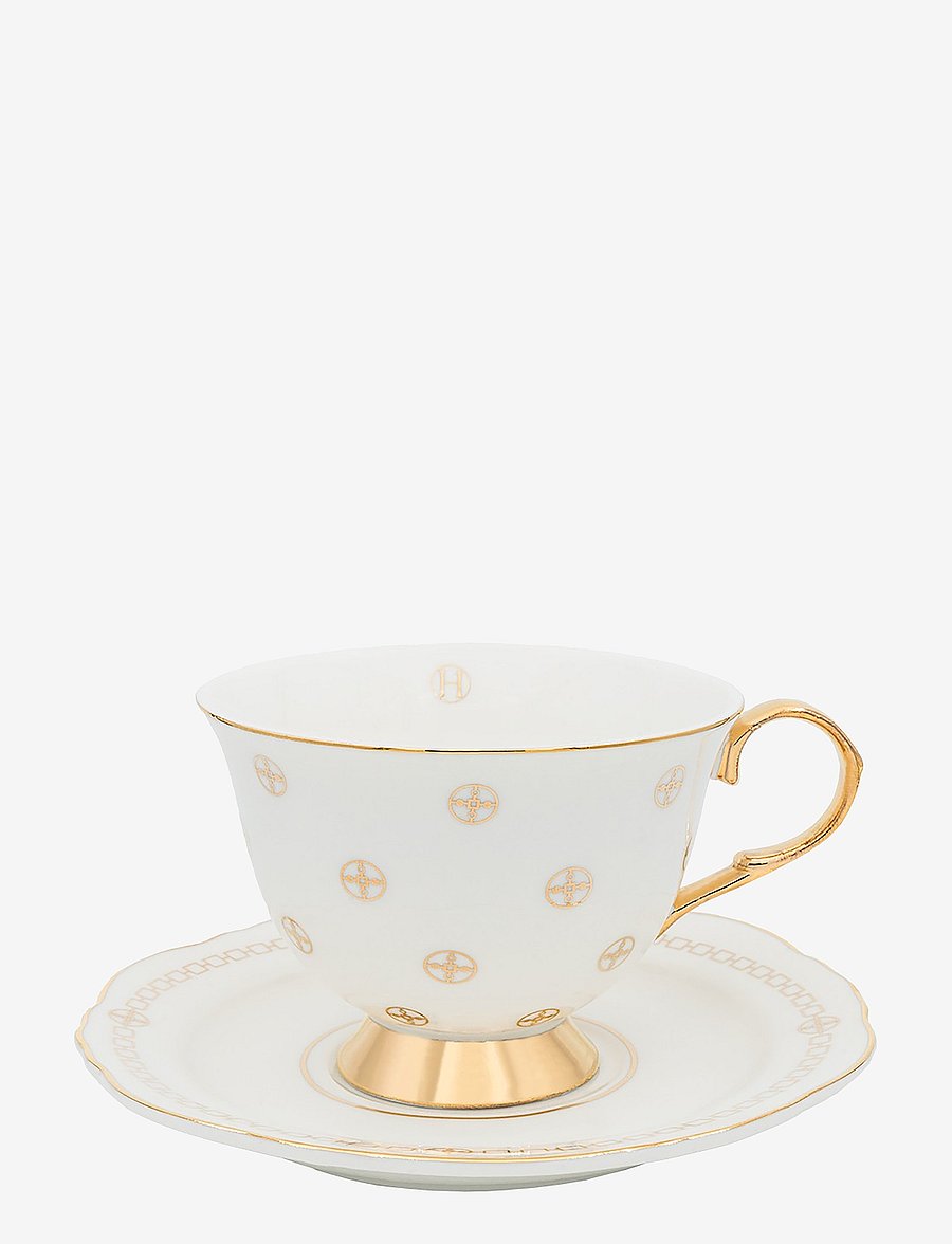 Hilke Collection - cup with saucer - Anima Gemella 1 - nach preis einkaufen - white - 1
