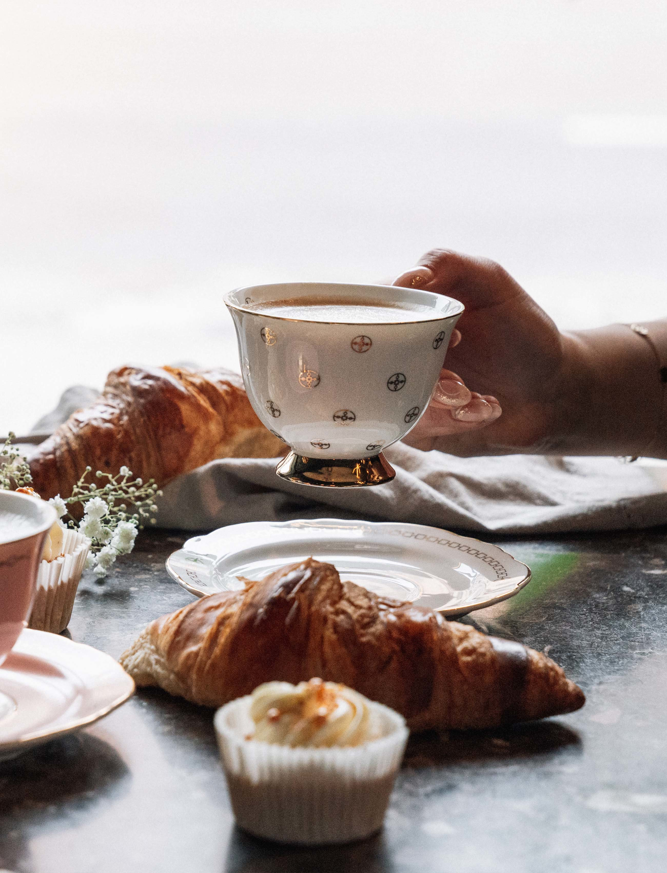 Hilke Collection Kop Med Underkop – Anima Gemella 1, 22 CL, Cups & Mugs, Weiß - Tea Cups, Homeware