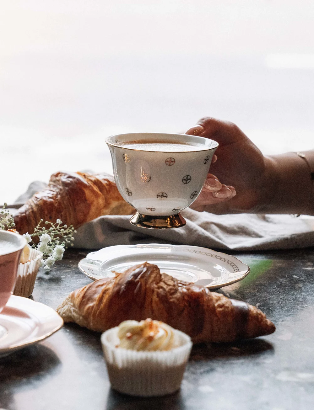 Hilke Collection - cup with saucer - Anima Gemella 1 - nach preis einkaufen - white - 2