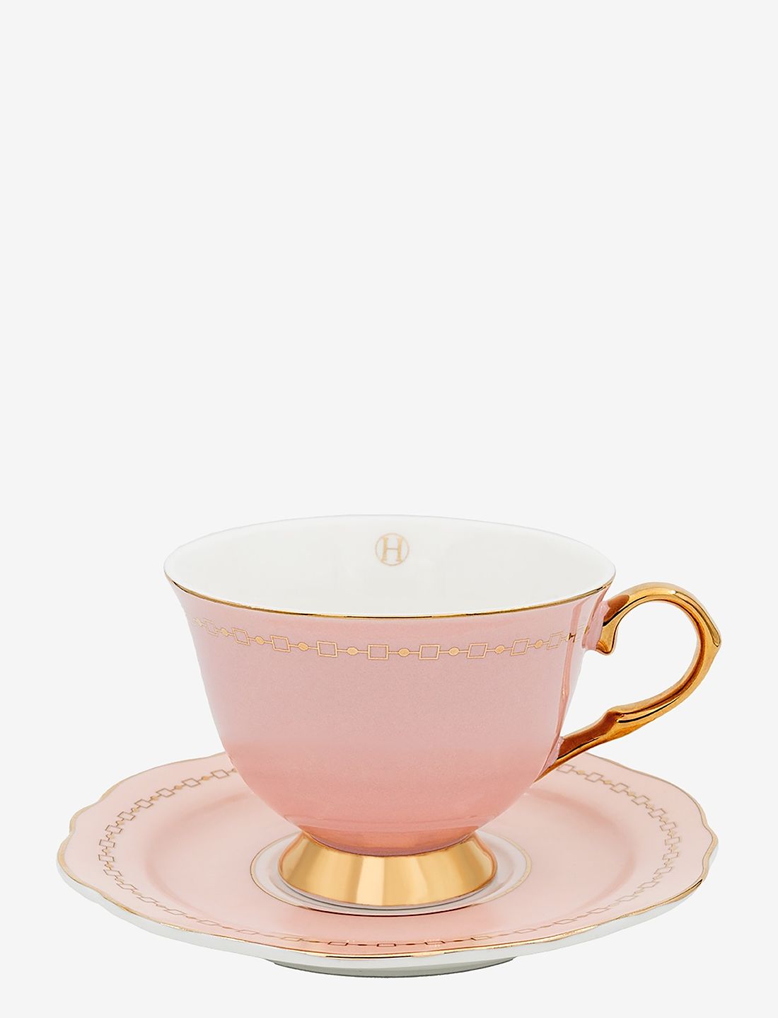Hilke Collection Cup With Saucer - Anima Cielo Rosa - Tasses à thé 